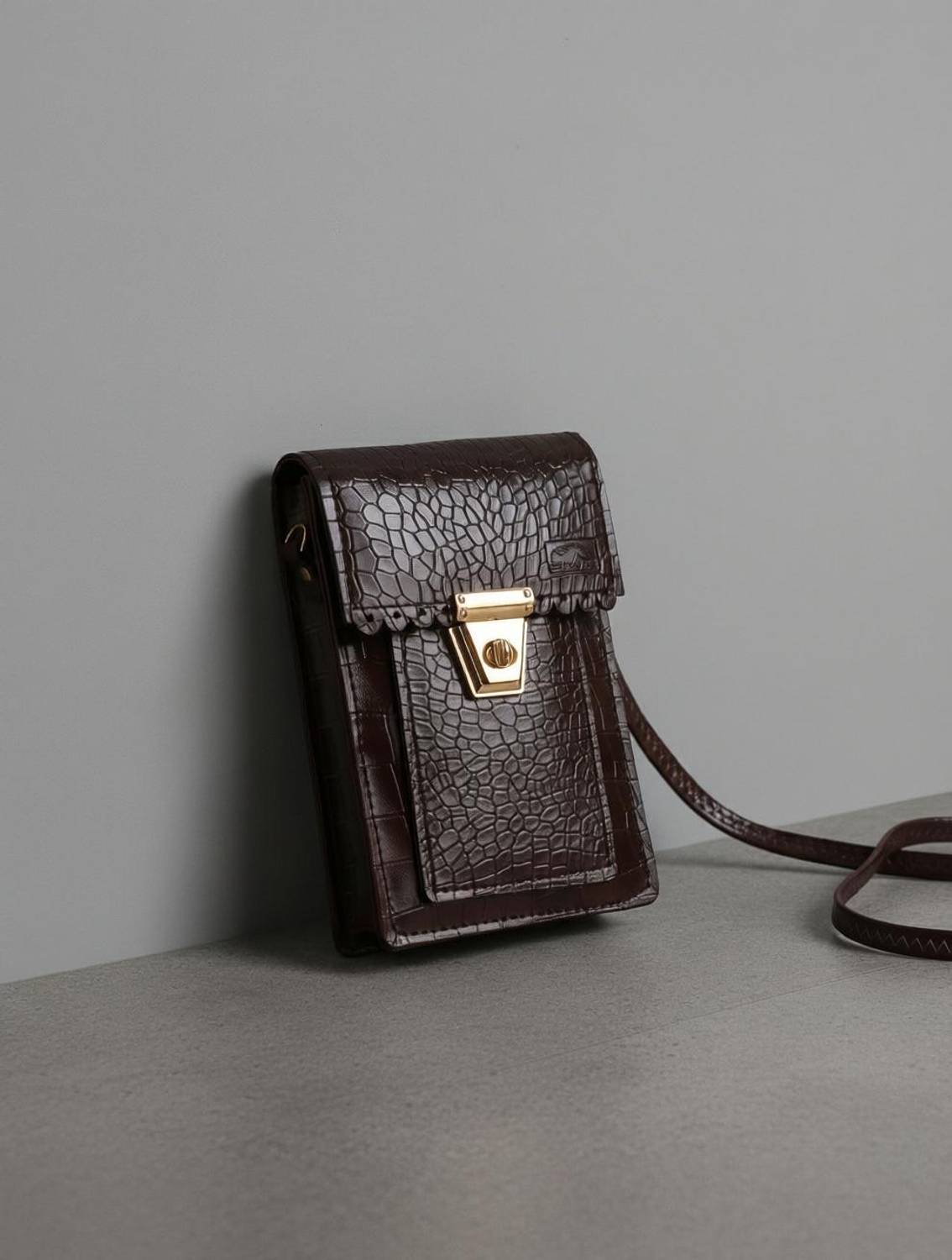 BURAK Brown Sling Bag Fancy Bag Woman