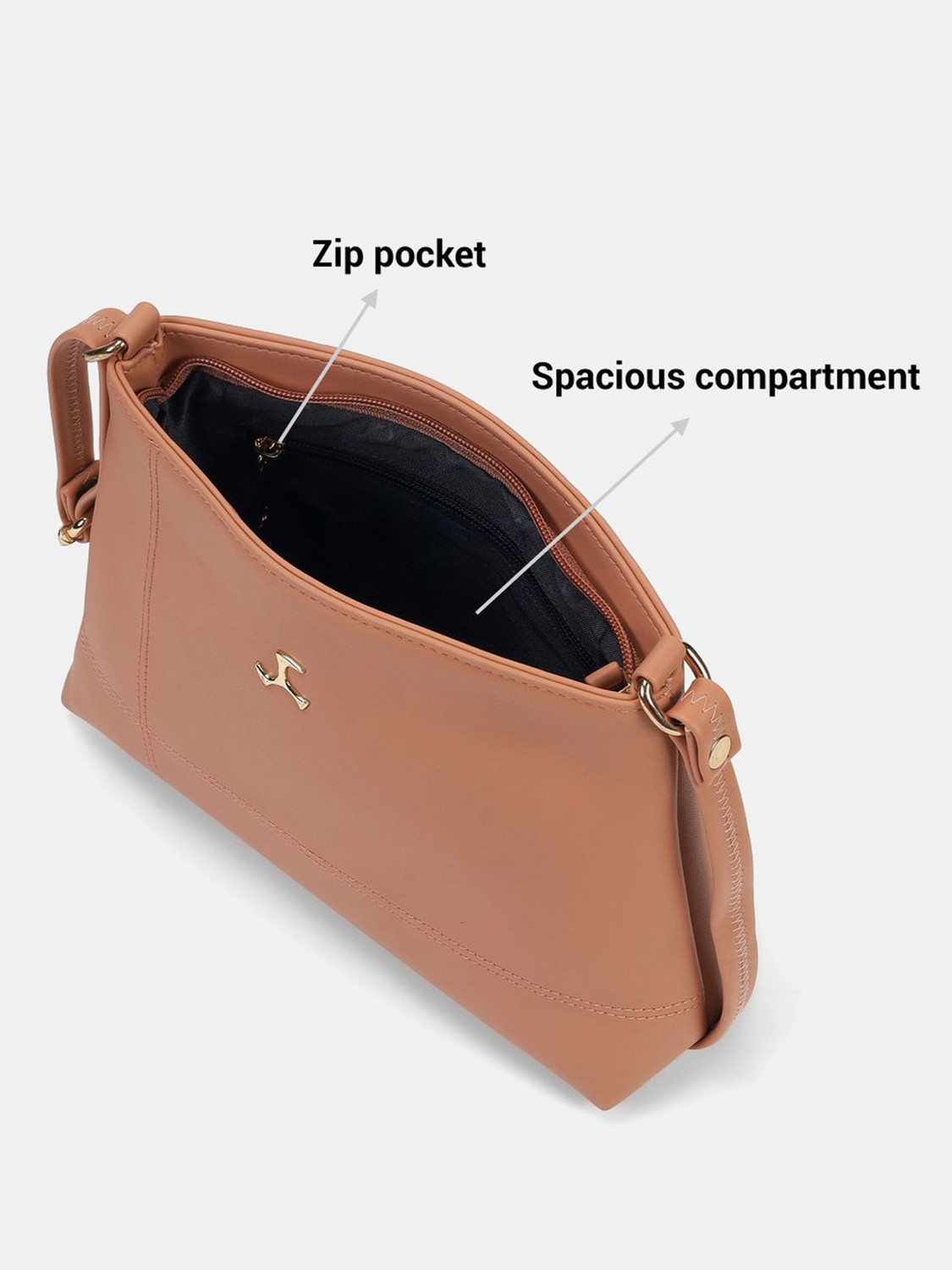 Image of MOCHI Orange Sling Bag 66-710