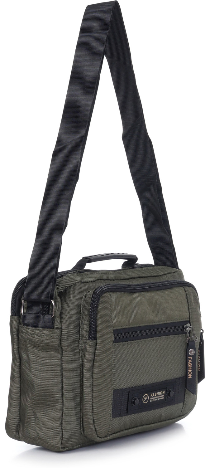 Image of MENSCH Green Sling Bag SLING BAG