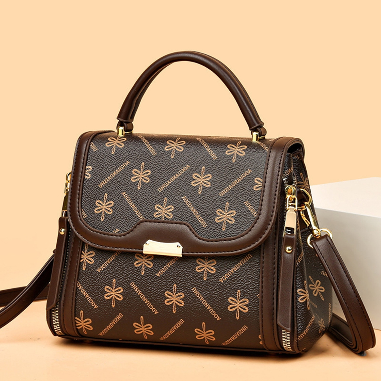 Diva Dale Brown Sling Bag Premium Stylish Trendy Casual Party-Wear Cross-Body
