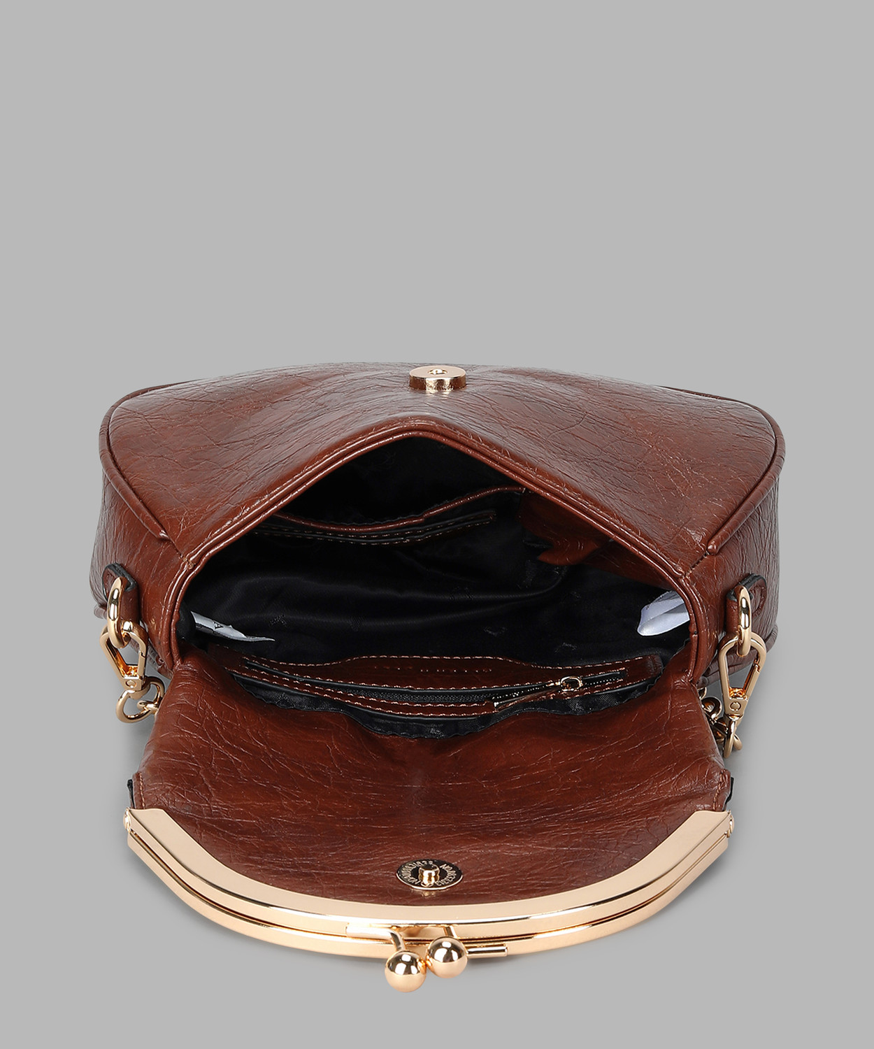 Image of Allen Solly Brown Sling Bag AHBGFRGBS03132