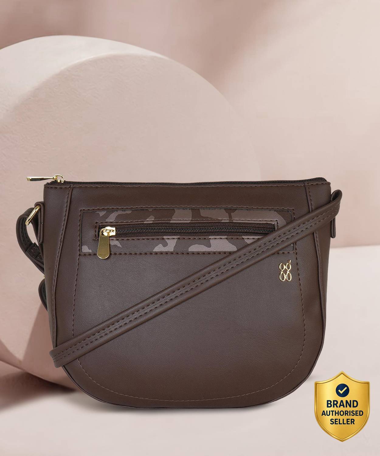 Baggit Brown Hand-held Bag Small Hand-held Bag Lxe Kavy 3T5 E Diego Dark Brown