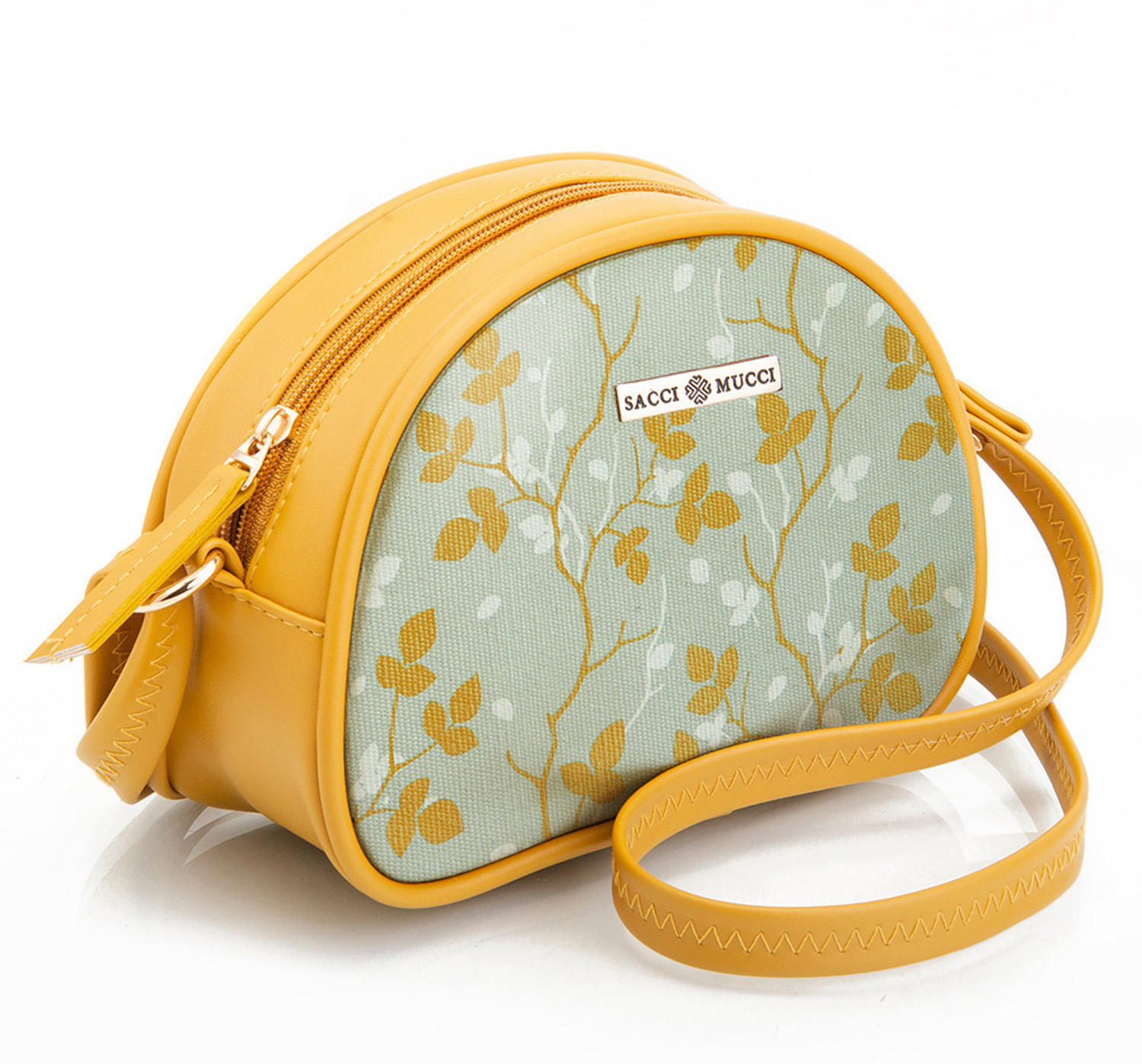 Image of house of common Yellow Sling Bag sling bag-Floral Tree Twig