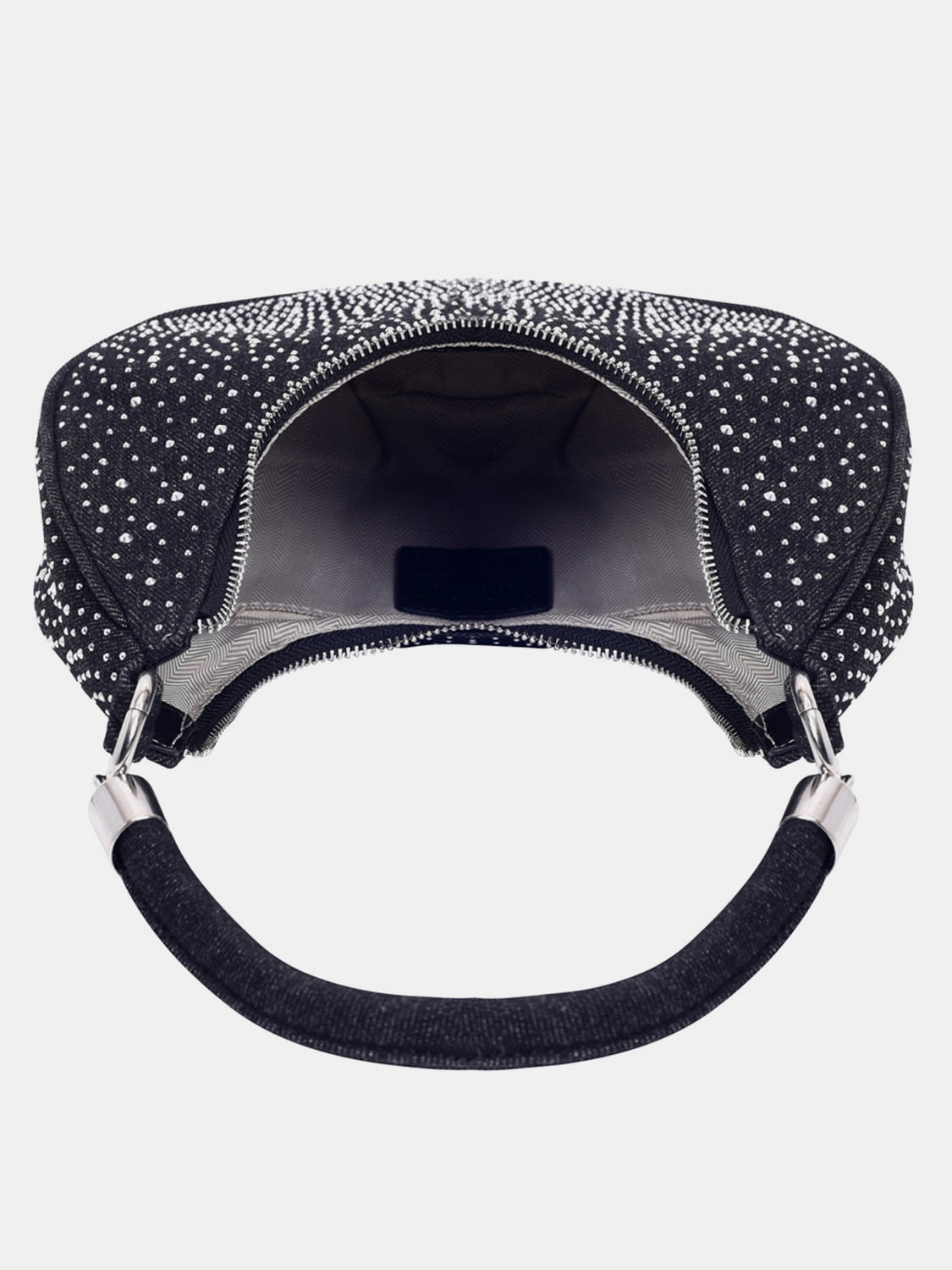 Image of LINO PERROS Black Shoulder Bag Moonchild Shoulder Bag