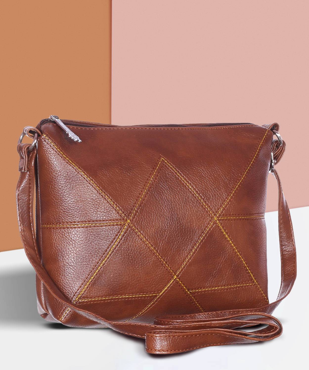 blubags Brown Sling Bag SB01042
