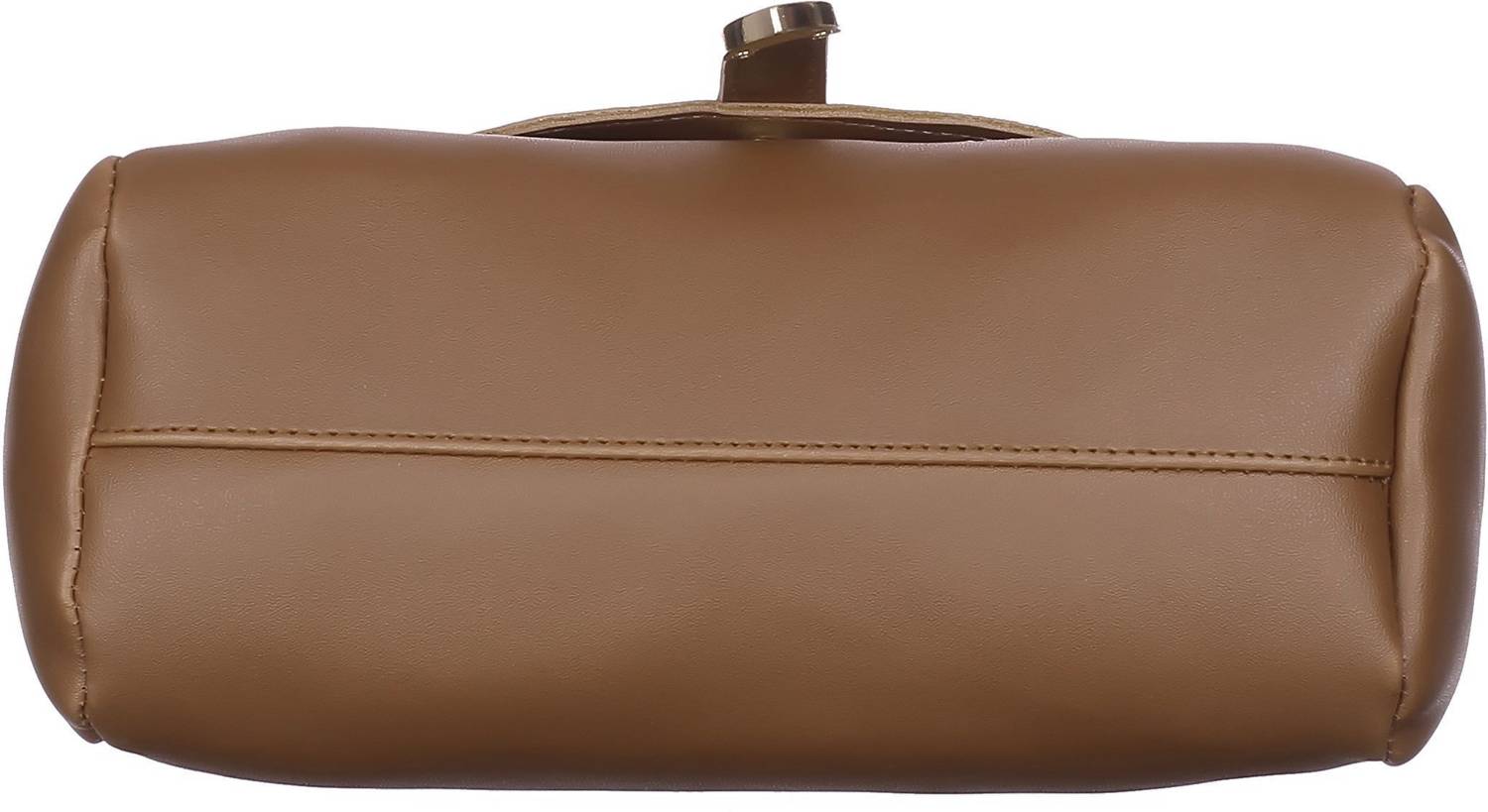 Leather Land Brown Gold Sling Bag Mud Brown - Image 5