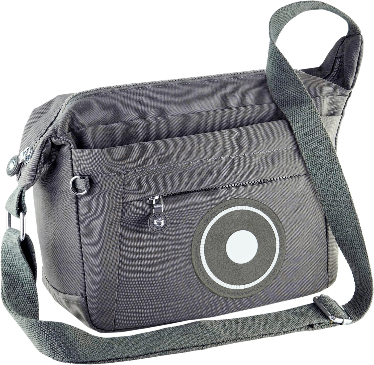 Image of SNDIA Grey Sling Bag Sling Cross Body Bag For Men Women