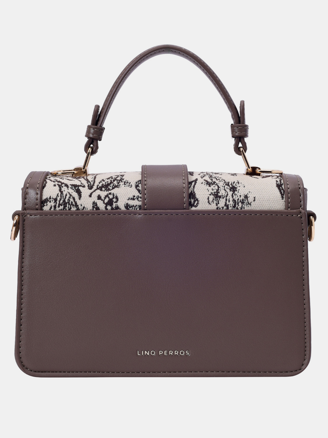 Image of LINO PERROS Brown Sling Bag Women Brown Satchel Bag