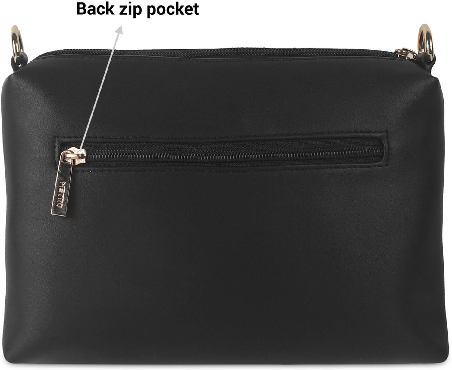 METRO Black Sling Bag 66-7352 - Image 4