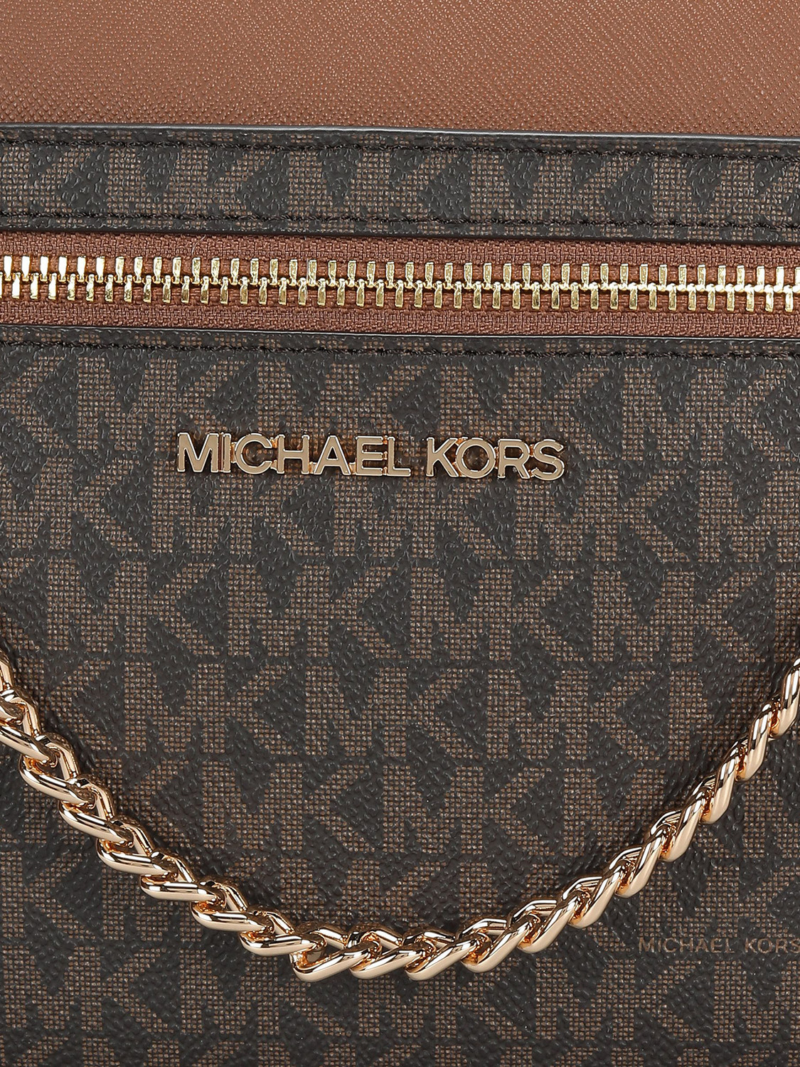 Image of MICHAEL KORS Brown Sling Bag 35S1GTTC9B-200
