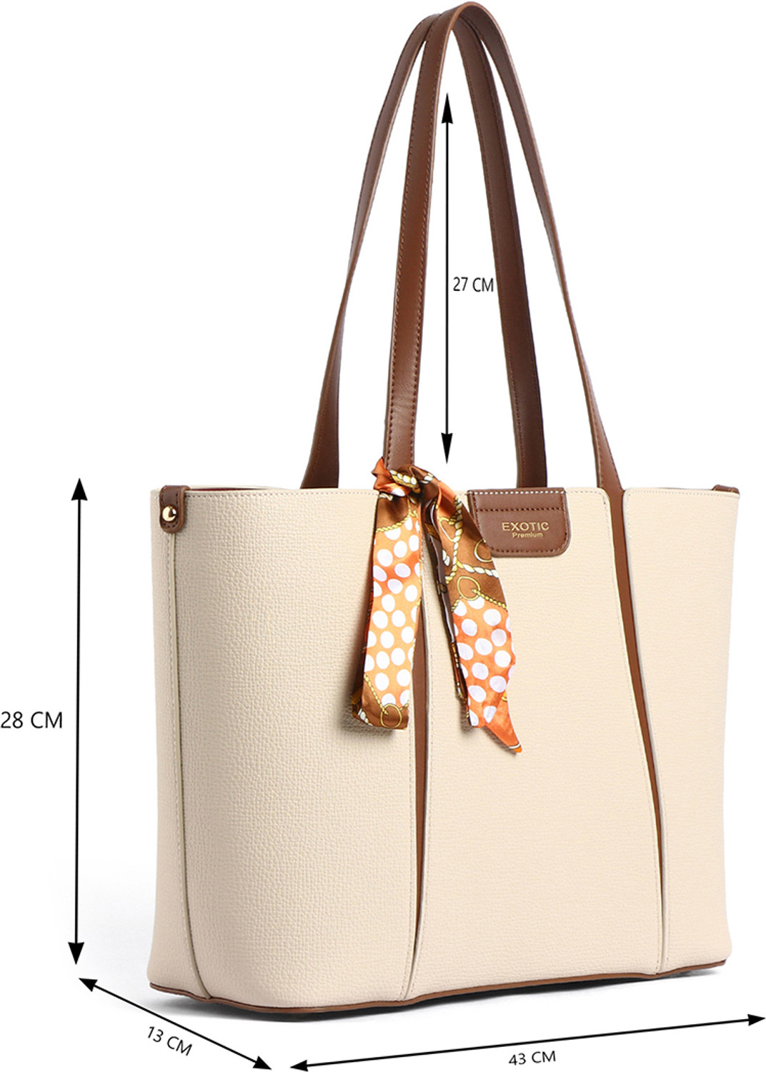 Image of Exotic White Tote Elvora Strand Tote Bag