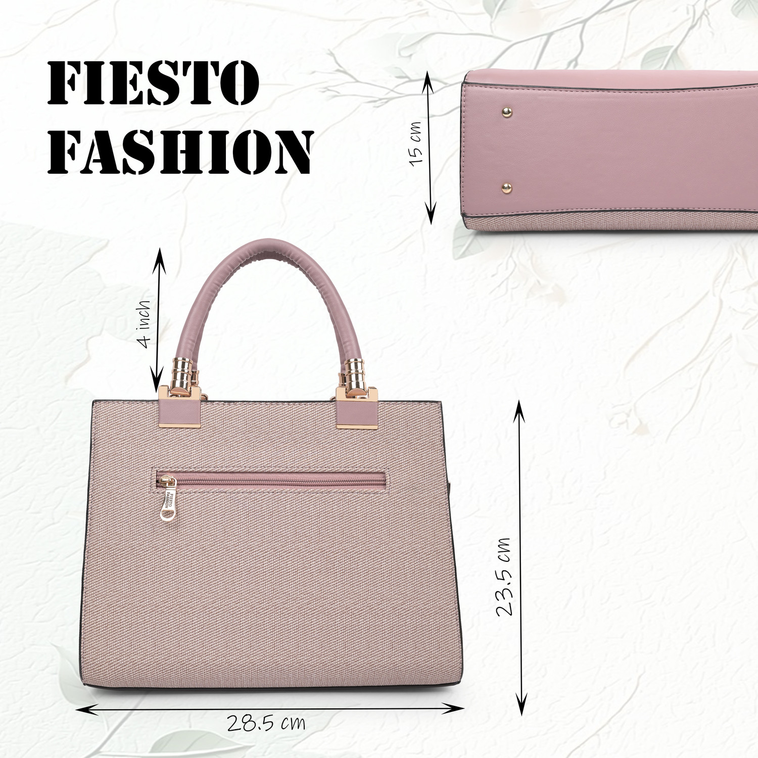 Image of Fiesto fashion Purple Hand-held Bag For women and Girls