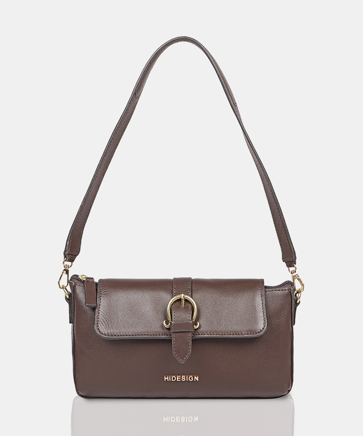 Image of HIDESIGN Brown Shoulder Bag FIONA 06