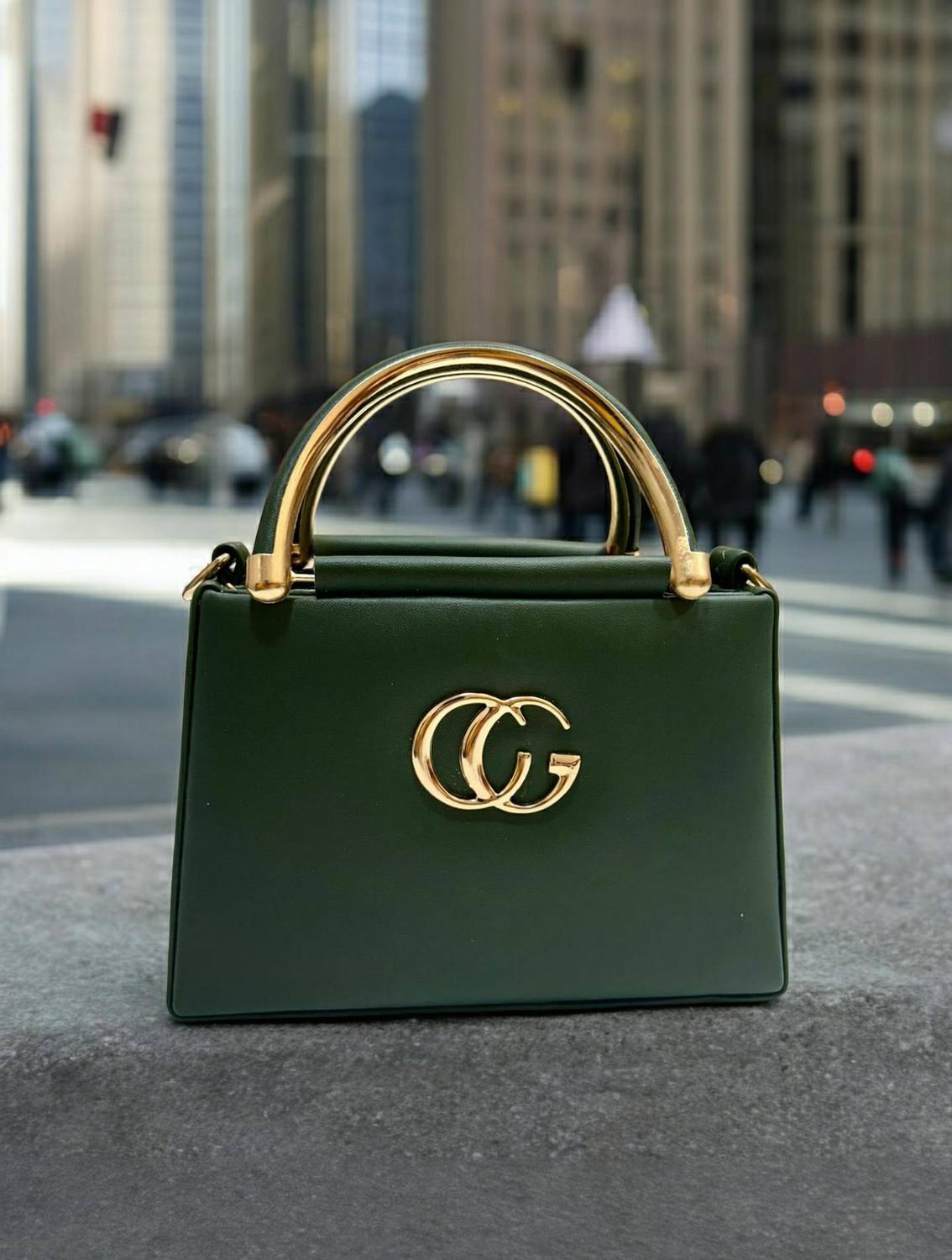 ALONZO Green Sling Bag AZCG01