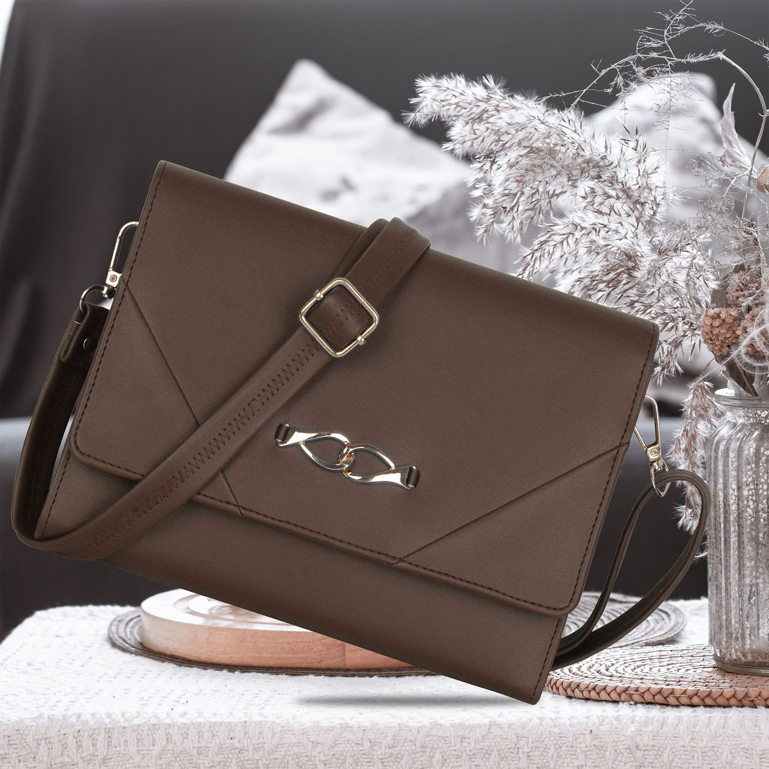 Image of Altair Brown Sling Bag Stylish Sling Bag for Women Girls Ladies Side Bag Crossbody Women Sling Bag