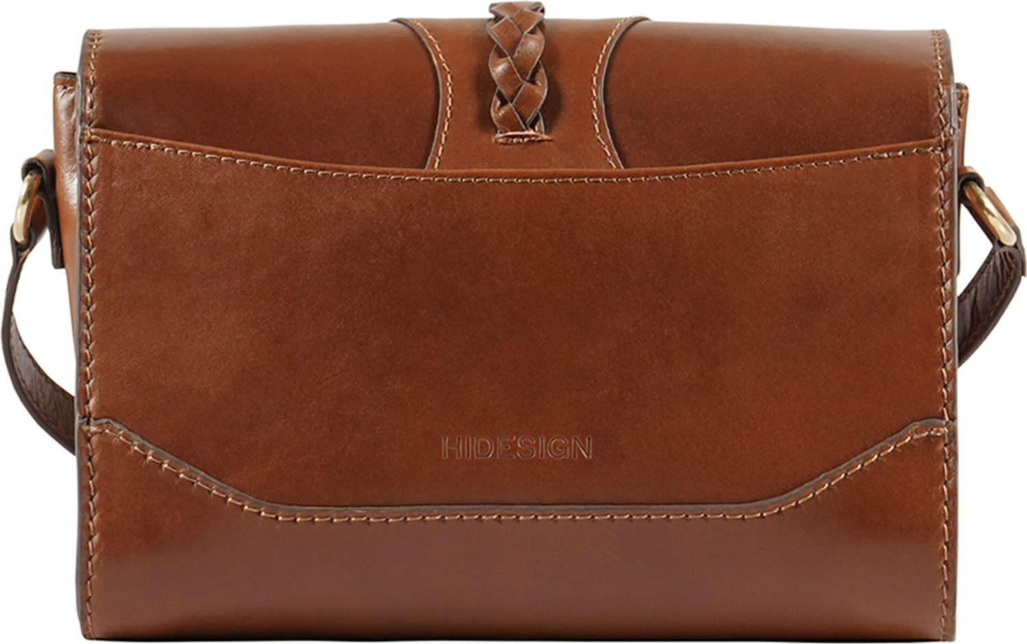 Image of HIDESIGN Tan Women Sling Bag Clover 01