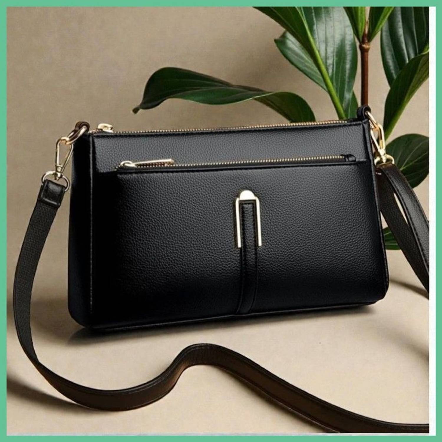 BURRAQUE Black Tote Sling bags for women | New stylish women bags | Handbags for girls