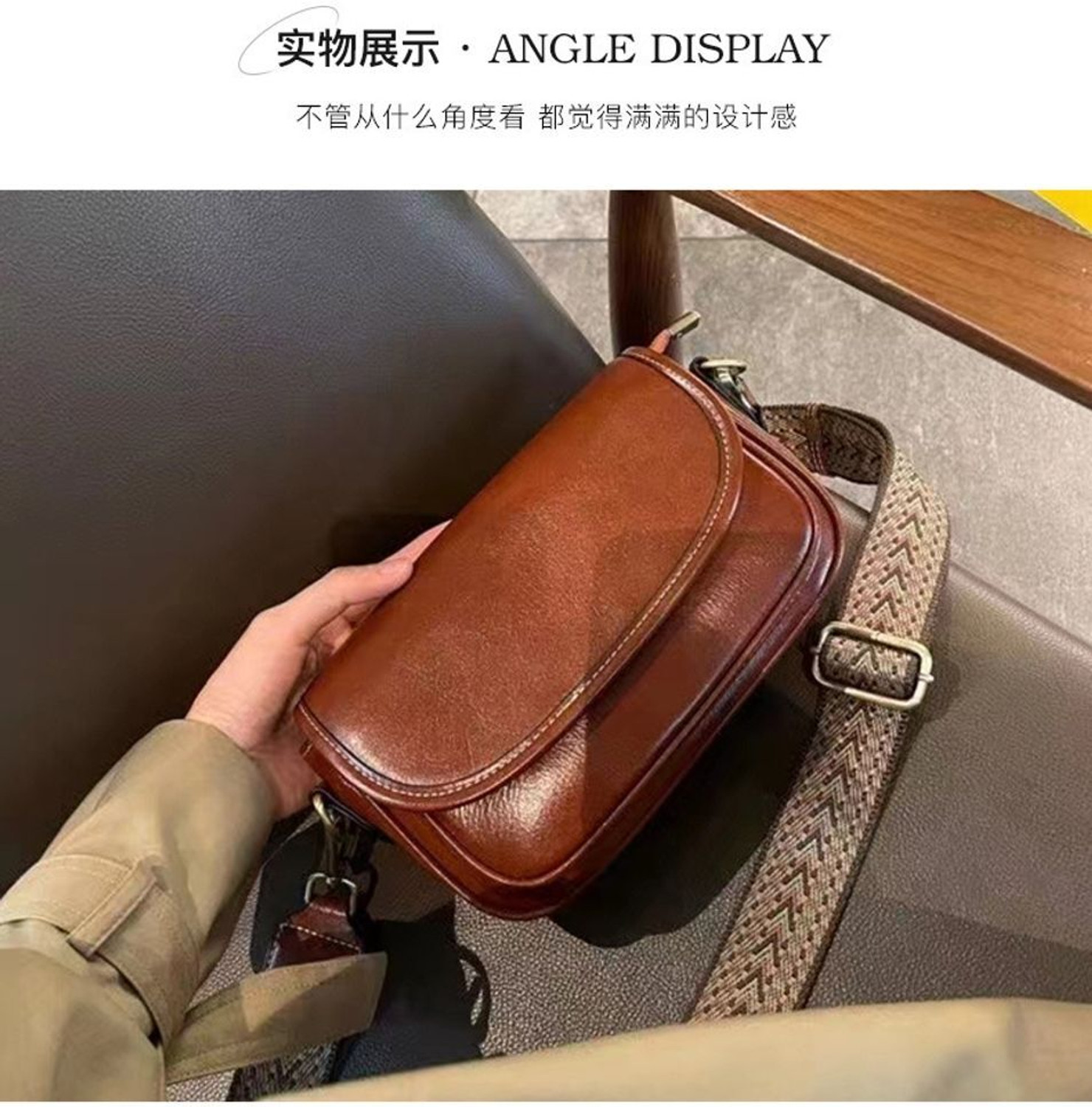Image of HaveGlam Brown Sling Bag New and Stylish korean Cross body bags
