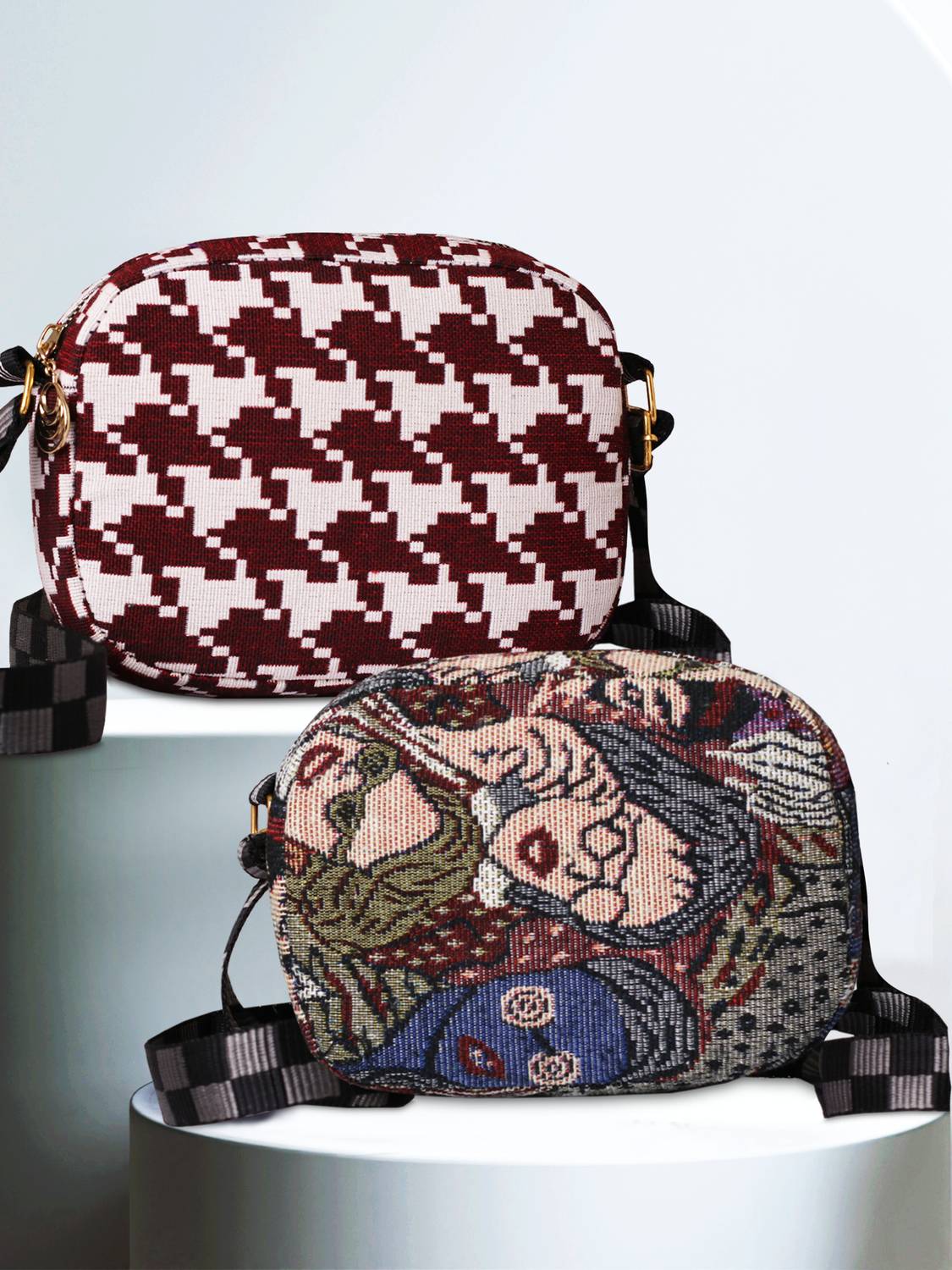 BANDICOOT Clear, Black Sling Bag COMBO SM LUCK 3 PATANG SM LUCK CHASHMA