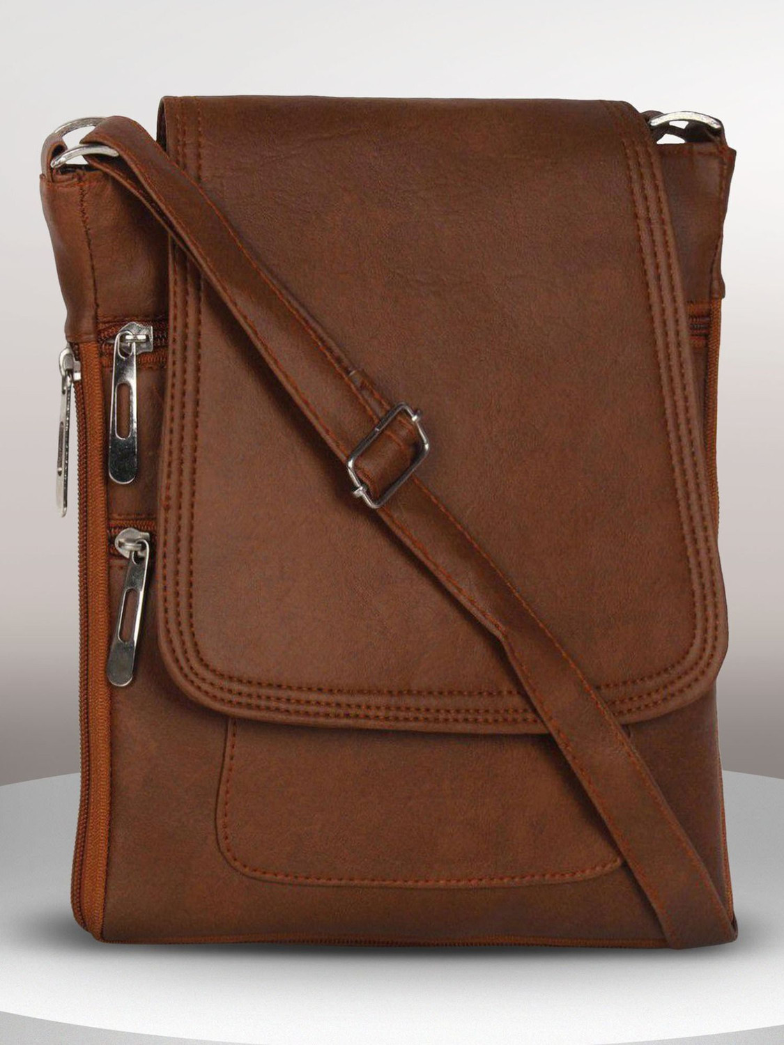 Image of Punto Uno Brown Sling Bag For Girls,Women