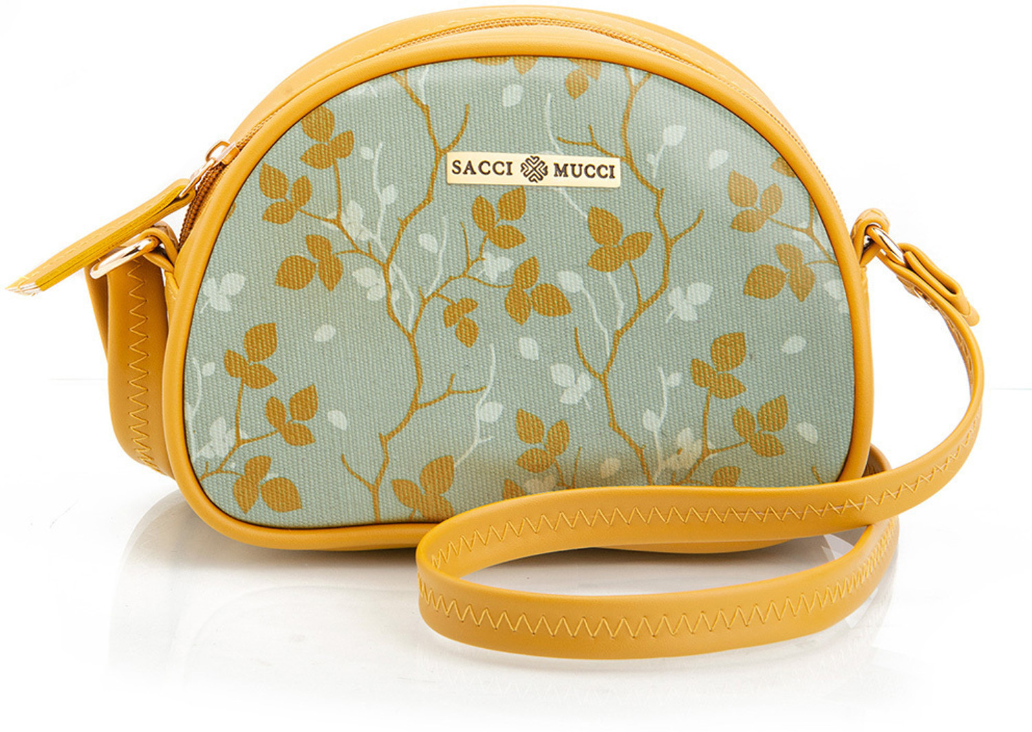 Image of house of common Yellow Sling Bag sling bag-Floral Tree Twig
