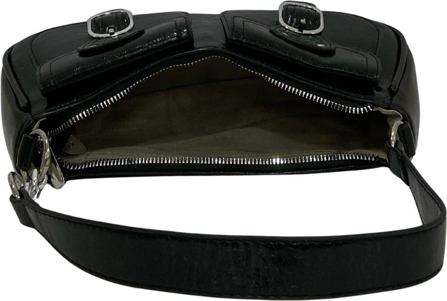 Bauge Bags Black Sling Bag Juicy Pocket Y2K Baguettes Black