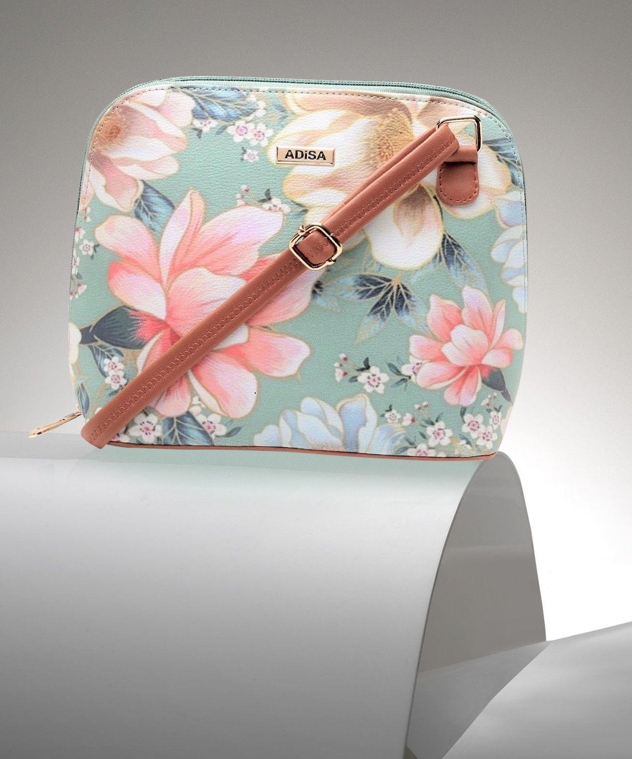Image of ADISA Green Sling Bag SL6003-GRN