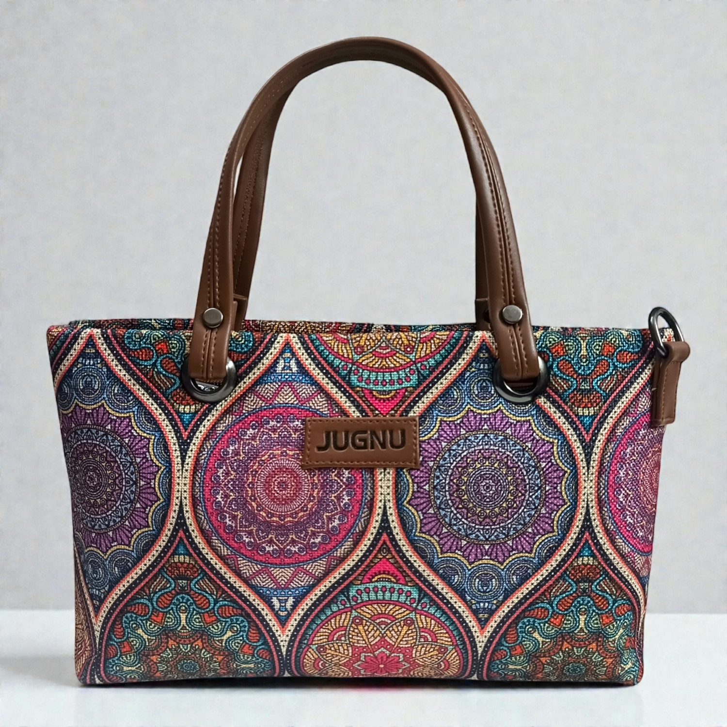 Image of Jugnu Maroon Sling Bag Women Handicraft Mandala Design Stylish Sling Bag for Daily Use