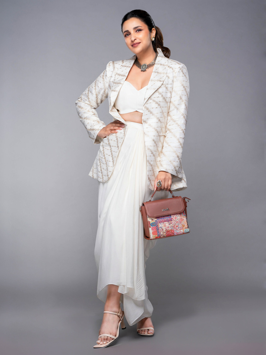 Image of ZOUK Multicolor Sling Bag Kutch Gamthi Statement Sling Bag