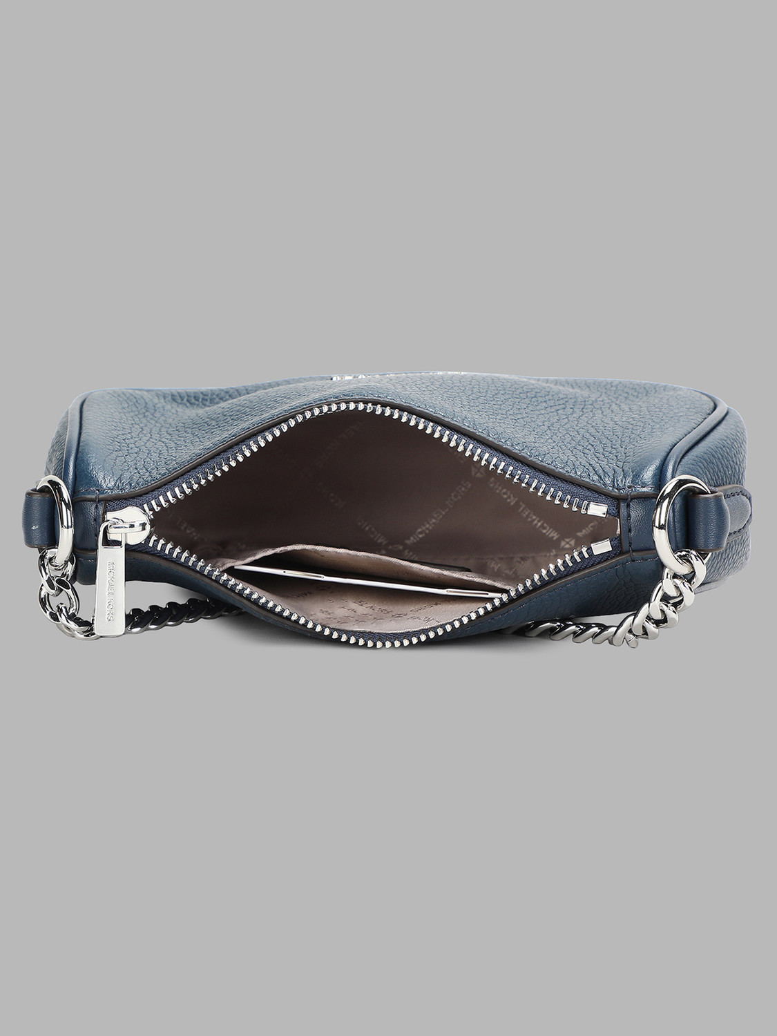 Image of MICHAEL KORS Blue Sling Bag 35F4S1QC1L-NAVY