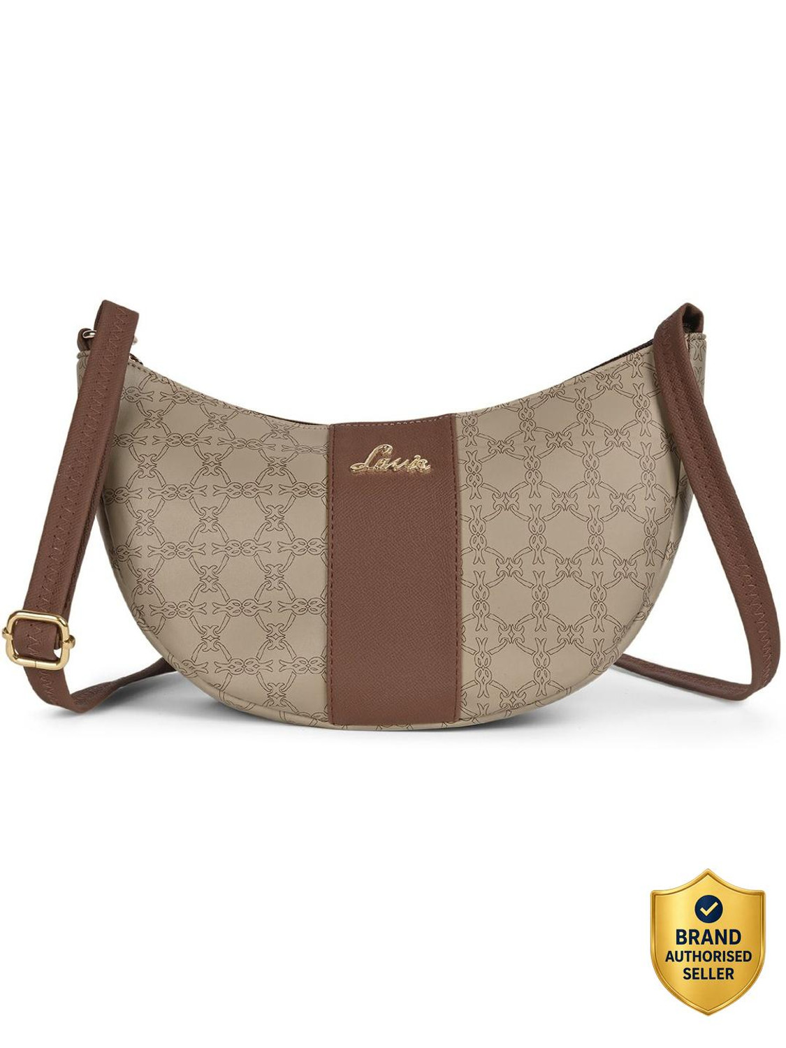 Image of LAVIE Beige Sling Bag Mono Bonnie