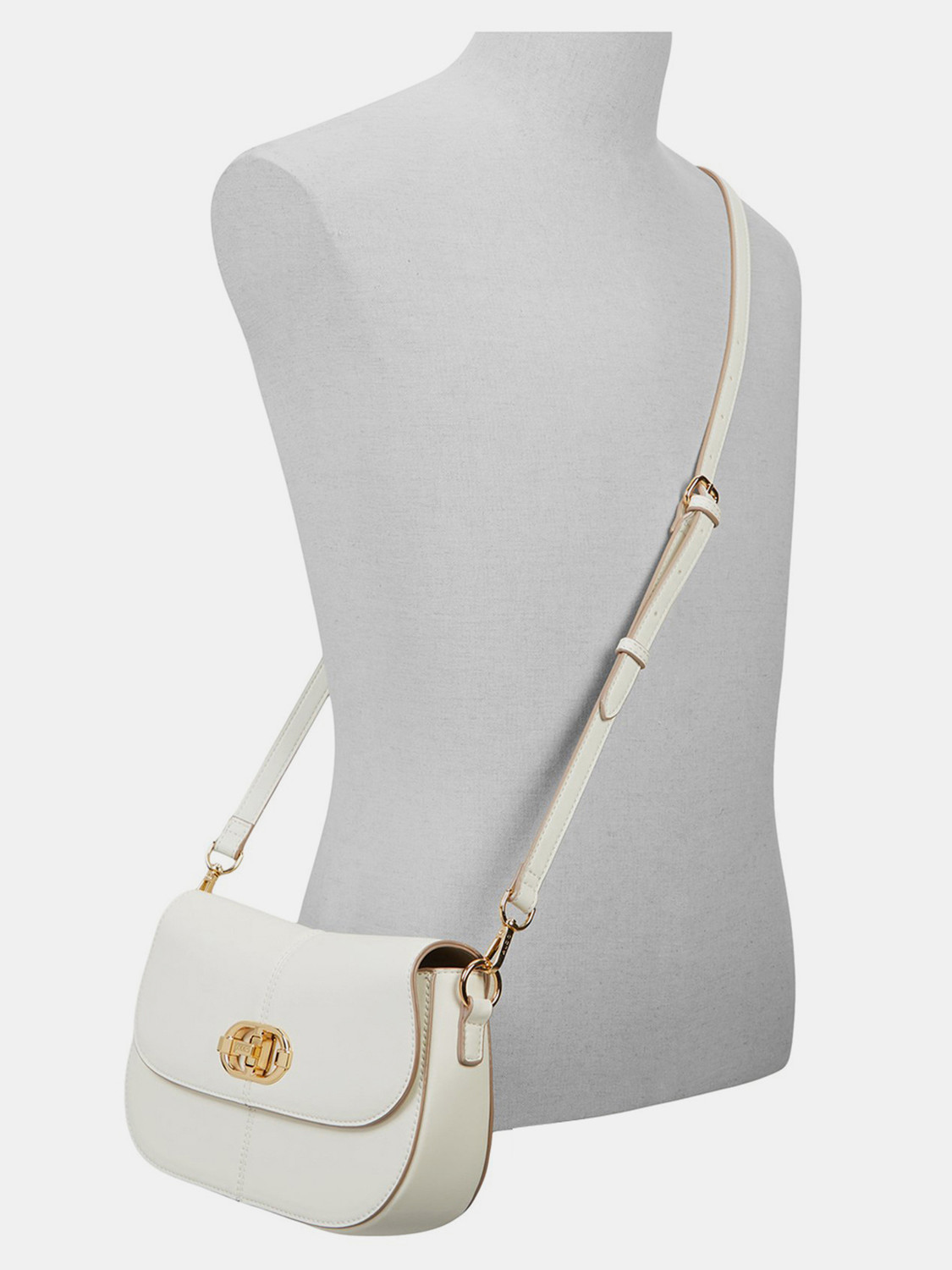 Image of ALDO White Shoulder Bag RUYANA