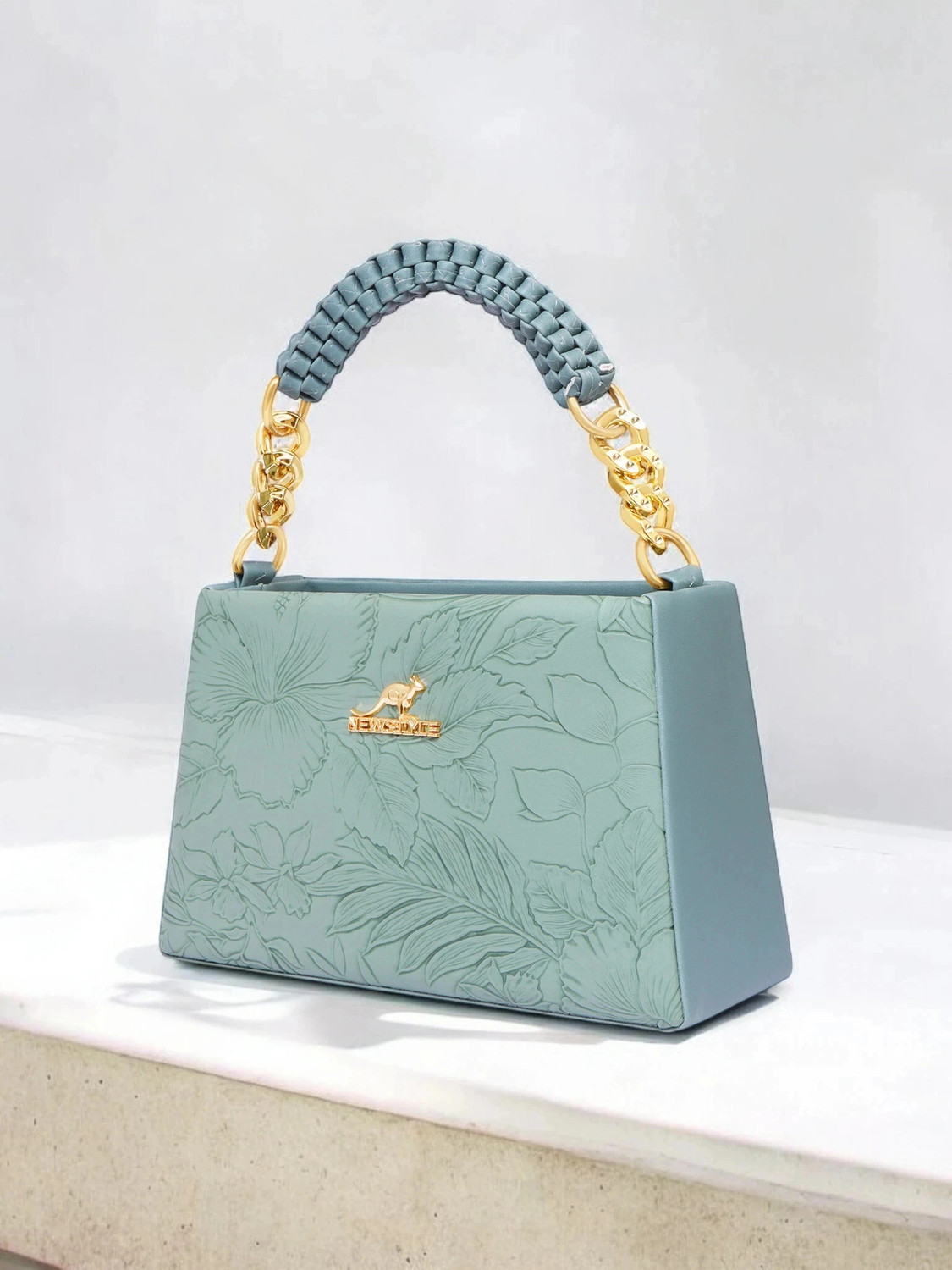 Image of FIAGO Green Girls Sling Bag Pu Leather With Shoulder Strap, For Women /Girls