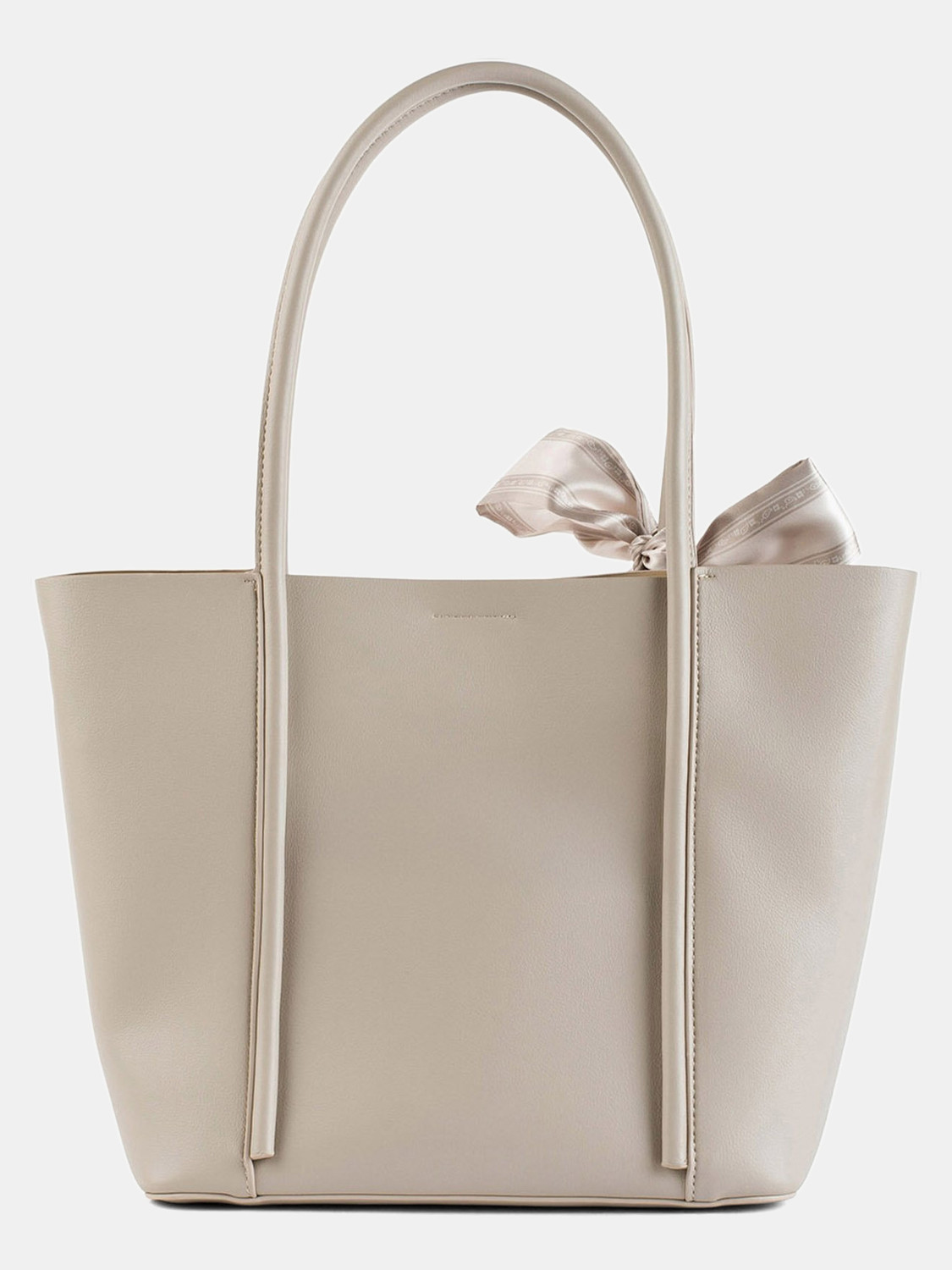 Image of LINO PERROS Beige Tote Avril Elevated Everyday Beige Tote bag