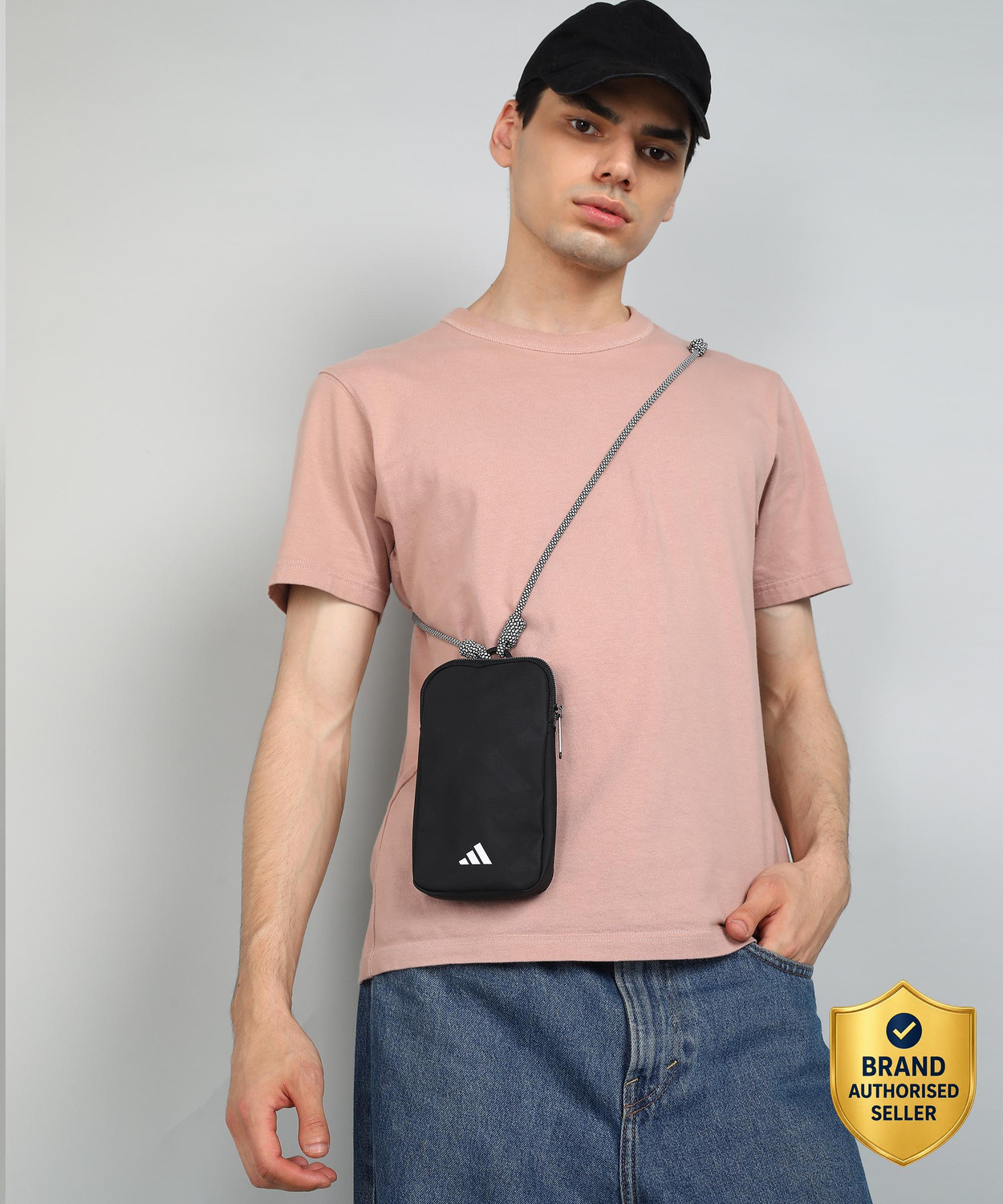 Image of ADIDAS Black Sling Bag MNGRM PHONE BAG