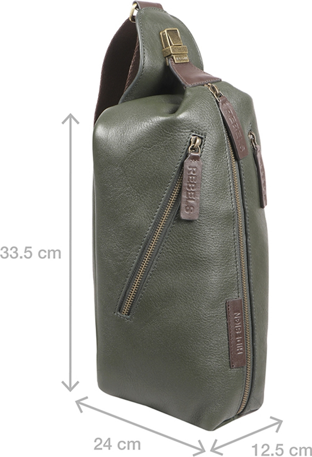 Image of HIDESIGN Green Shoulder Bag MANDELA 01