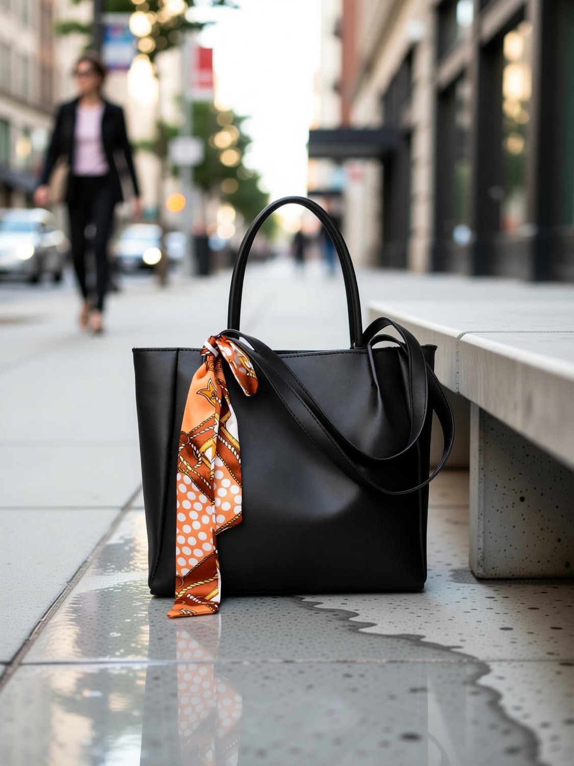 Image of AL Amazing Black Tote Women Shoulder