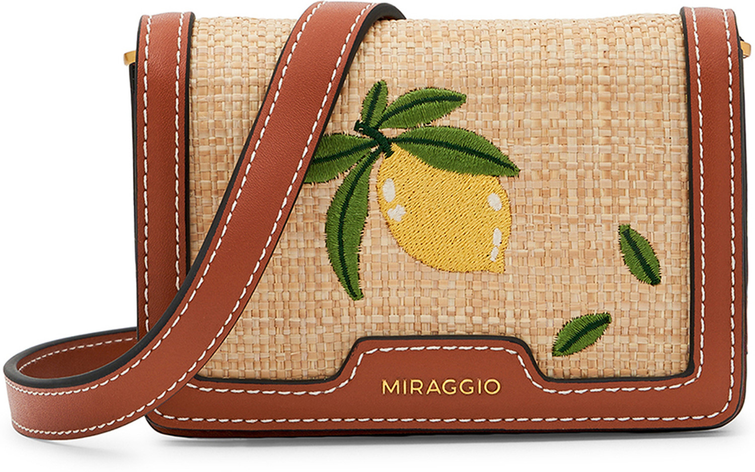Image of Miraggio Beige Sling Bag Bree Mini Bag