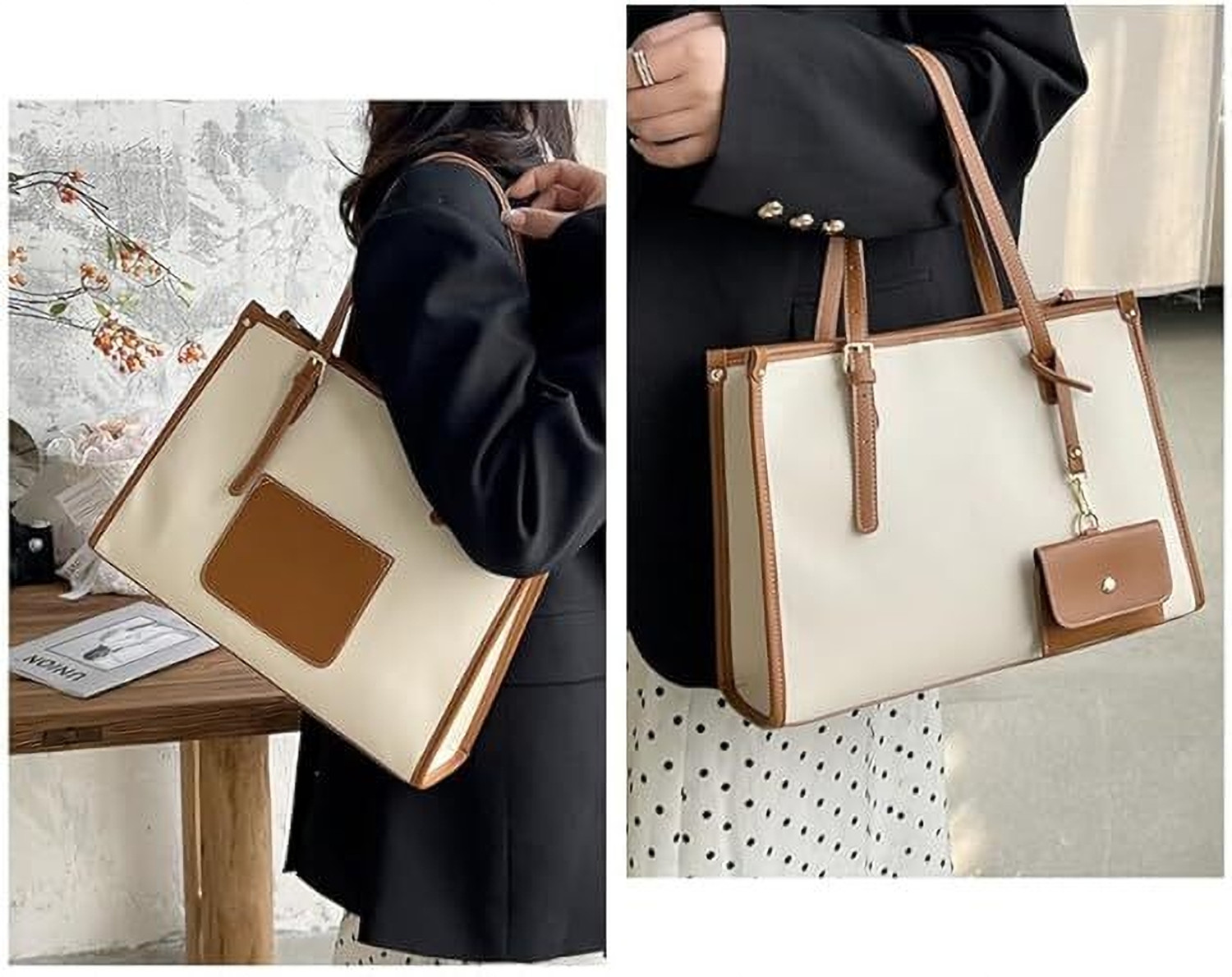 Image of s.p. pearls Women Tan Tote