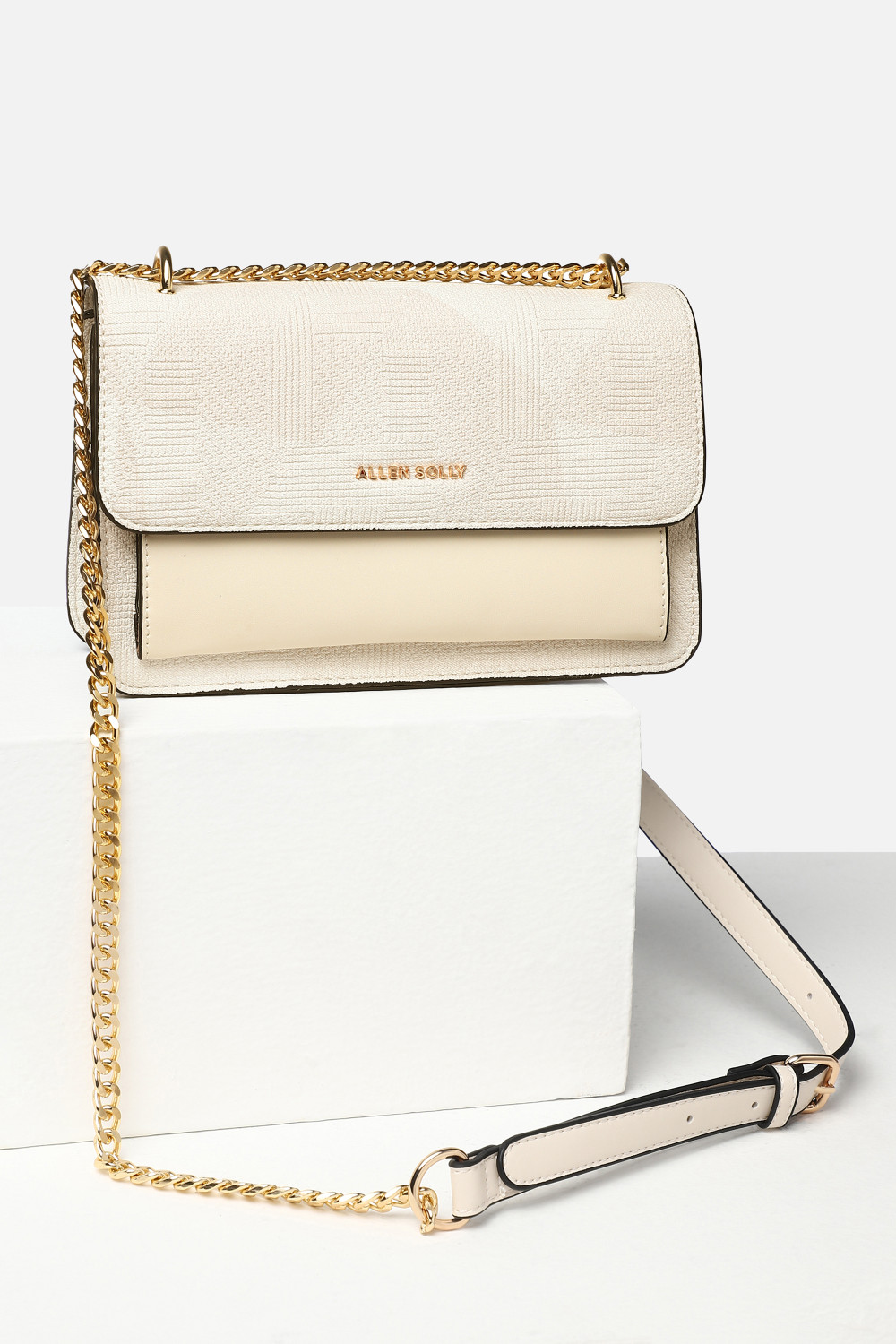 Image of Allen Solly White Sling Bag AHBGFRGBS01929
