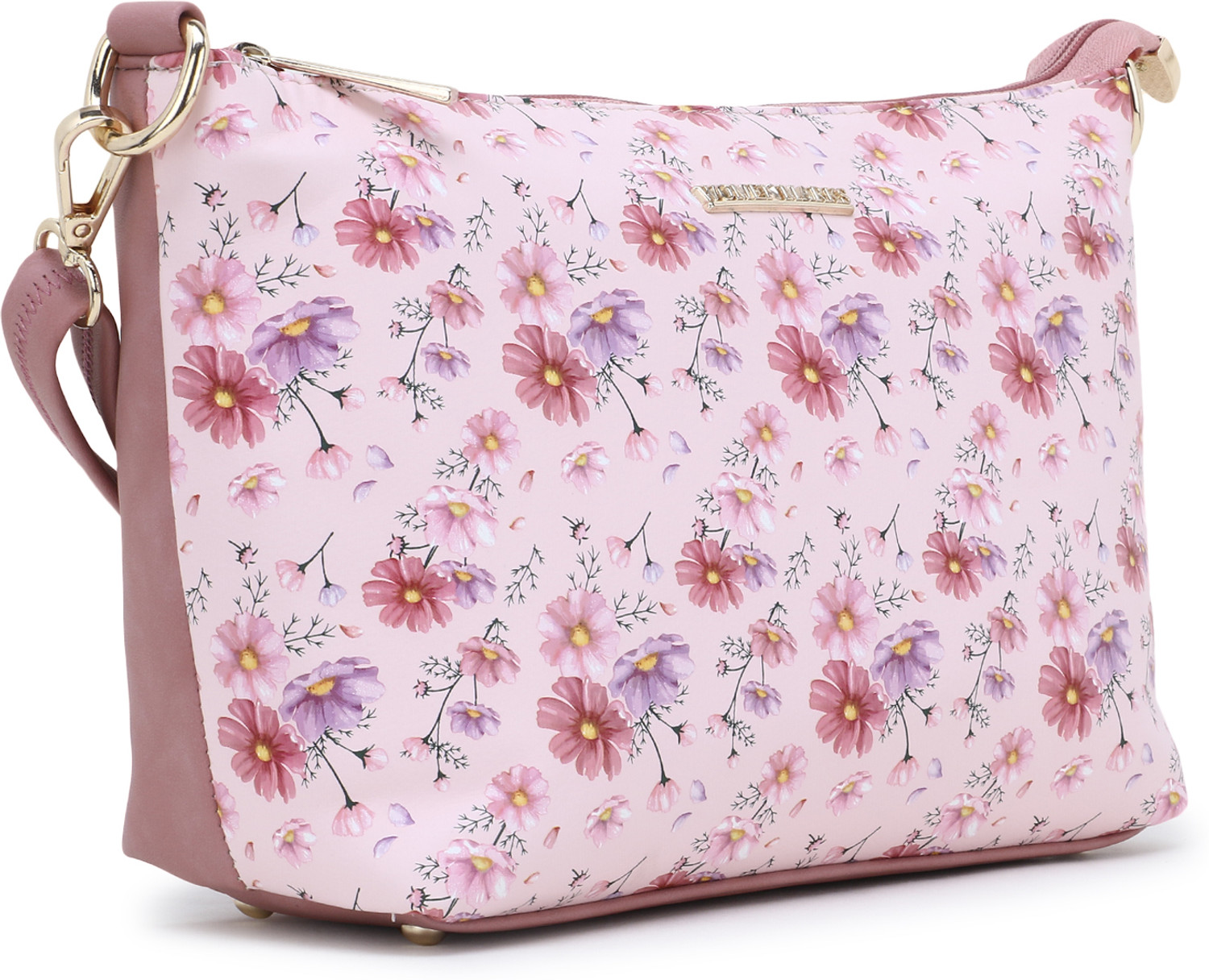 Image of Women Marks Pink Sling Bag LIGHT-PINK-FLOWER-POUCH