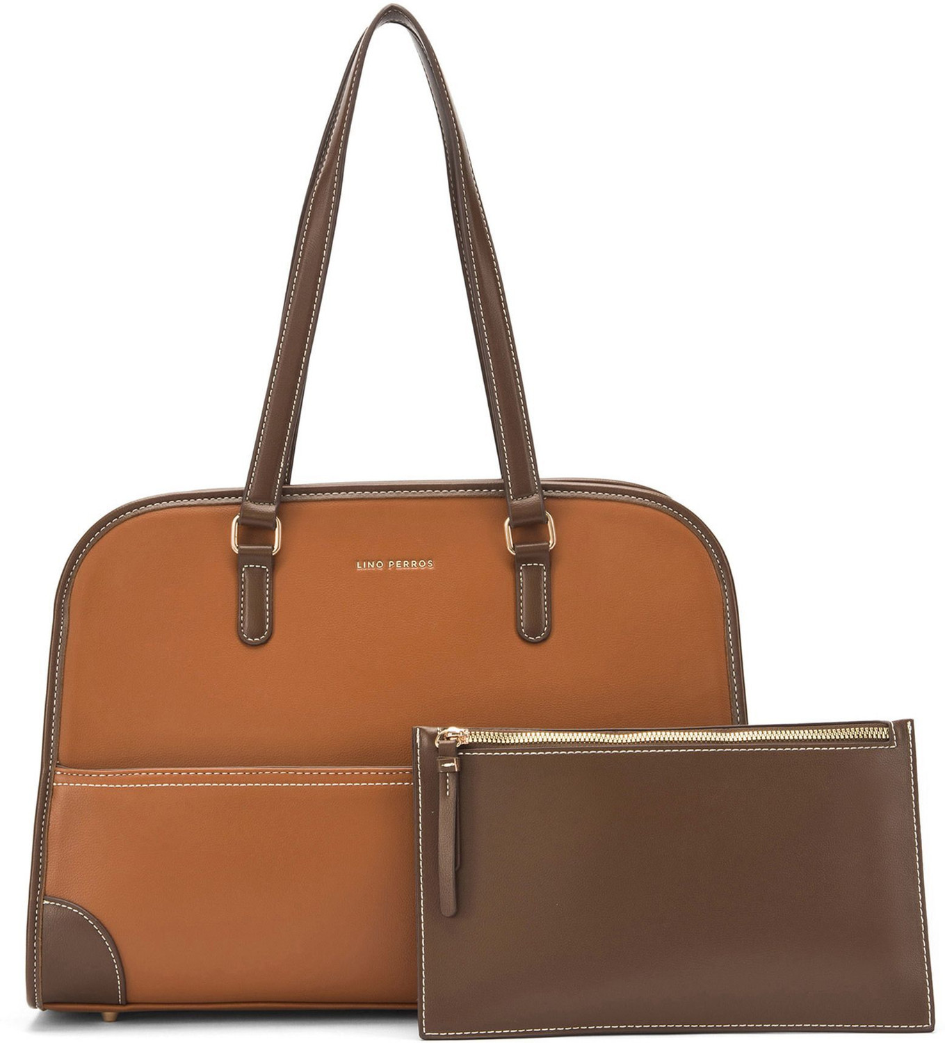 Image of LINO PERROS Tan Tote Avril Jenna