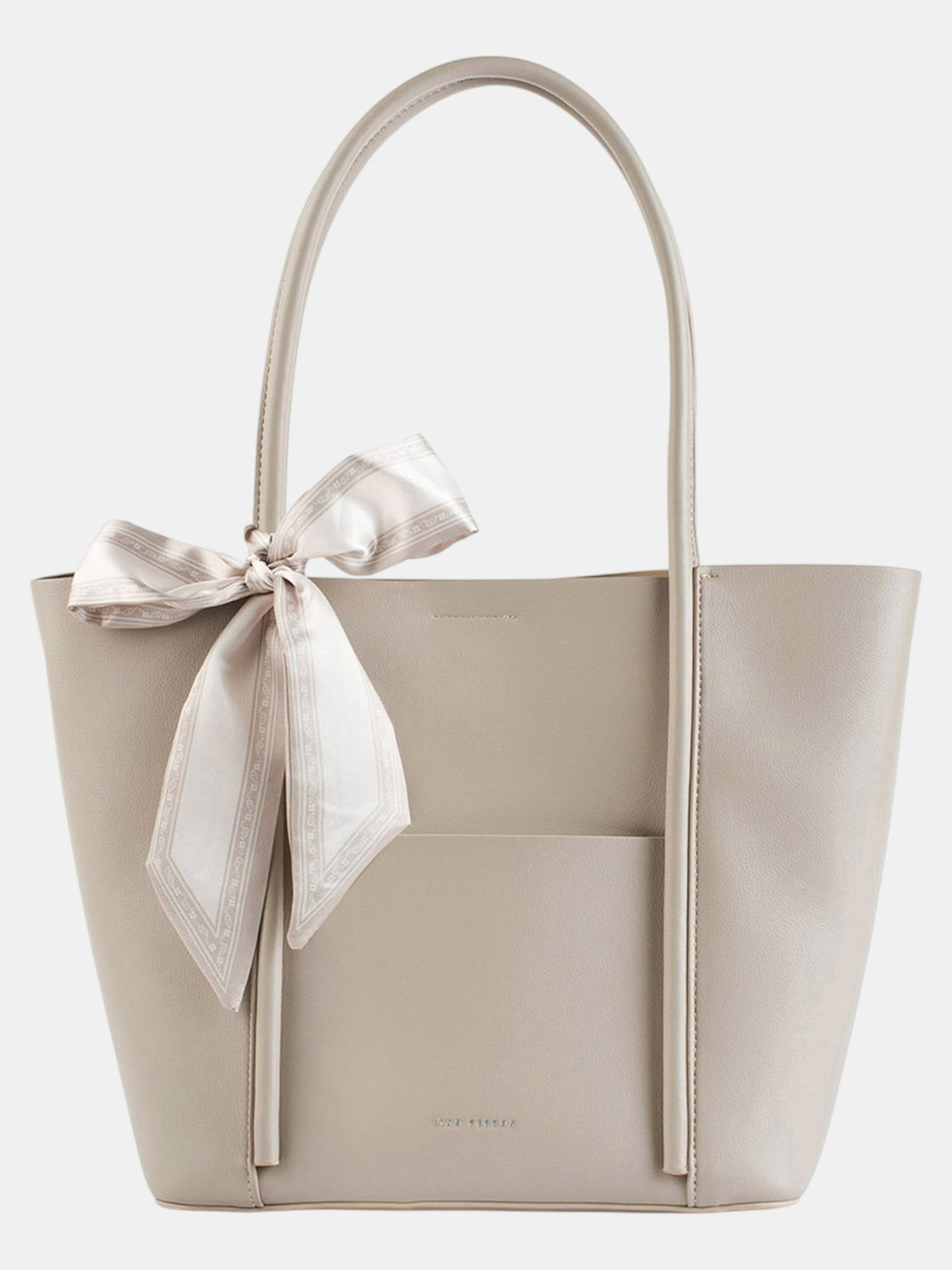 Image of LINO PERROS Beige Tote Avril Elevated Everyday Beige Tote bag