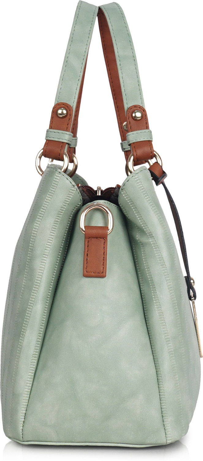 Image of LADY QUINTON ; DISIGNER BAGS Women Green Handbag
