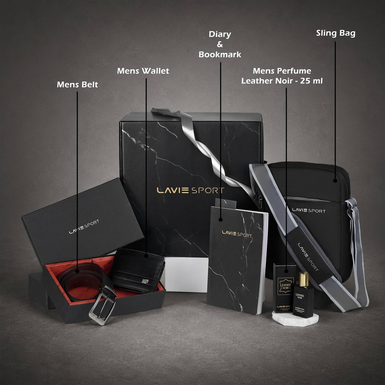 Lavie Sport Black Sling Bag Set - Image 2