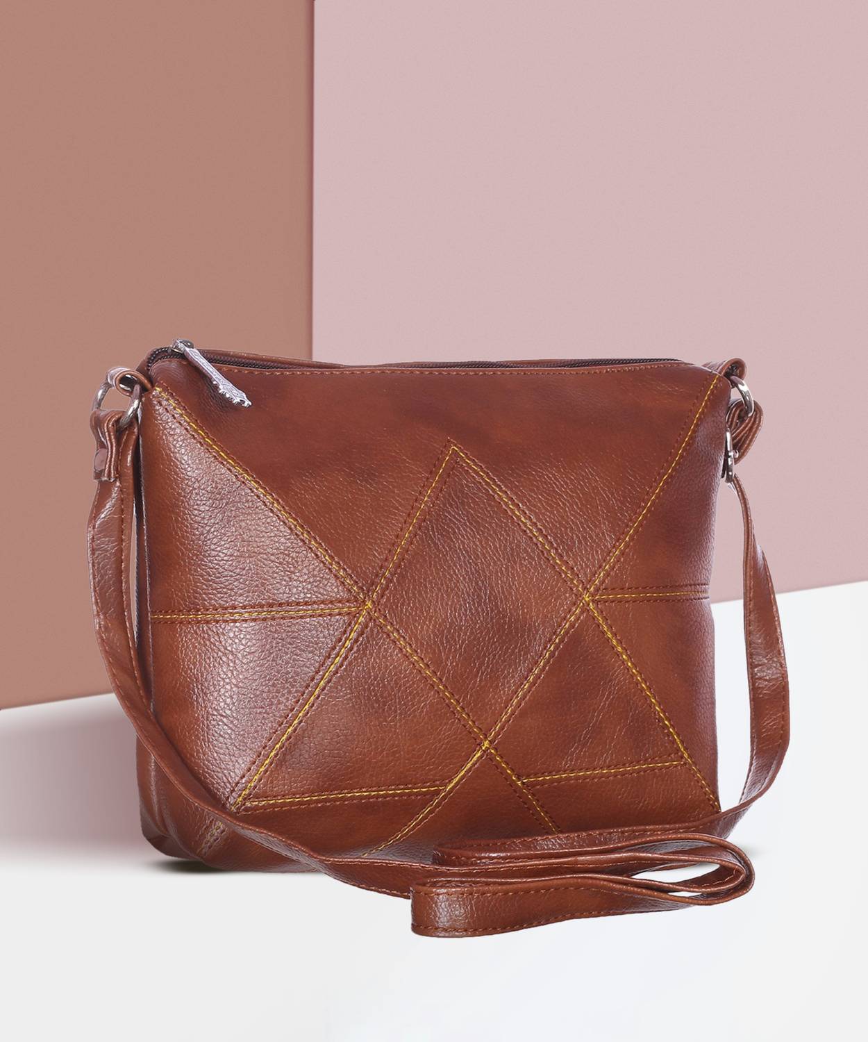 blubags Brown Sling Bag SB01038