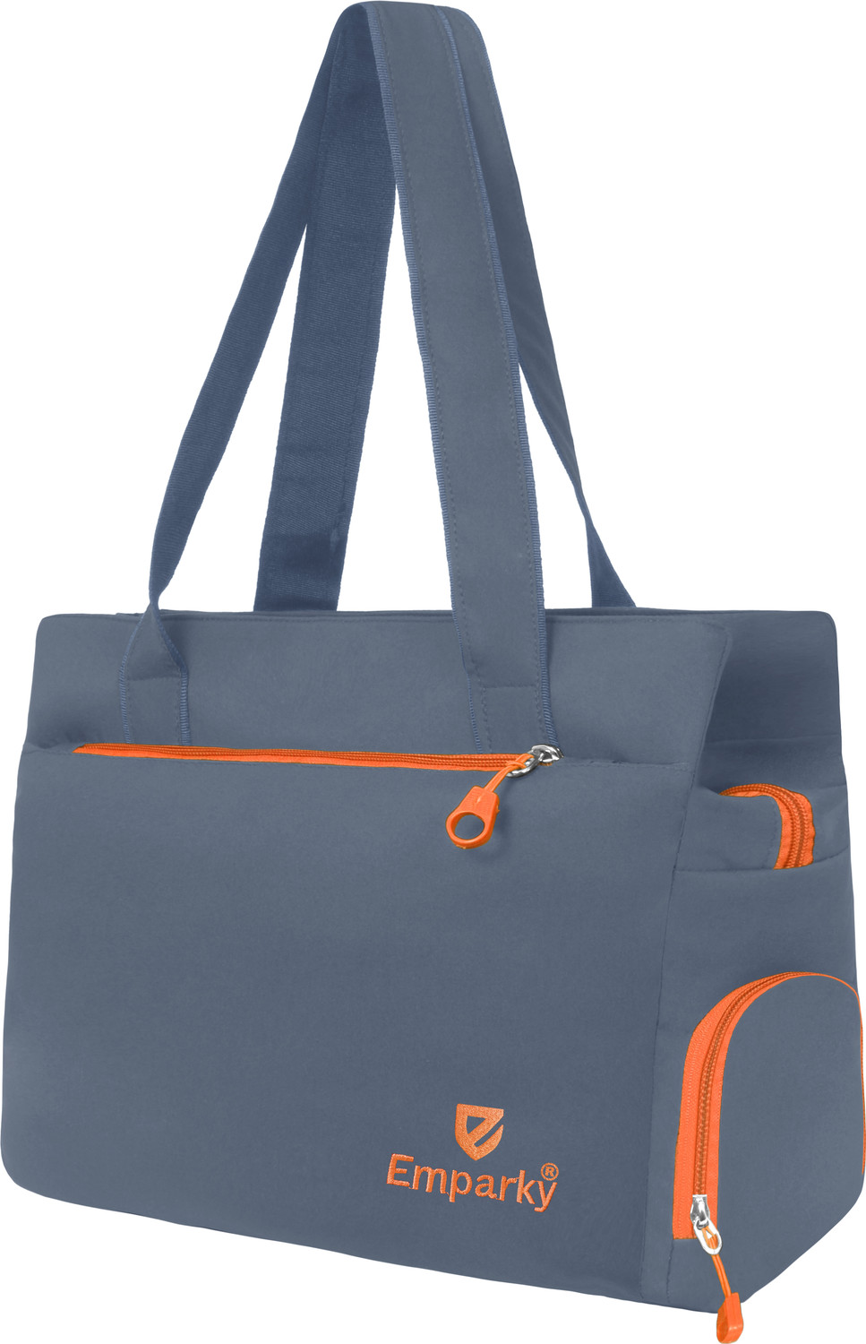 Image of Emparky Grey, Orange Shoulder Bag Ethnic Charm