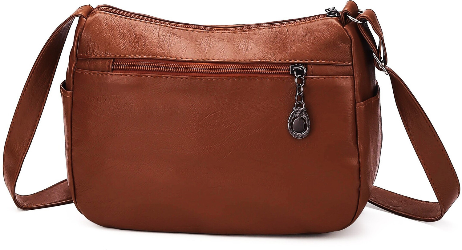 Image of Diva Dale Brown Women Sling Bag Stylish Trendy Spacious Cross-Body Multi-Pockets