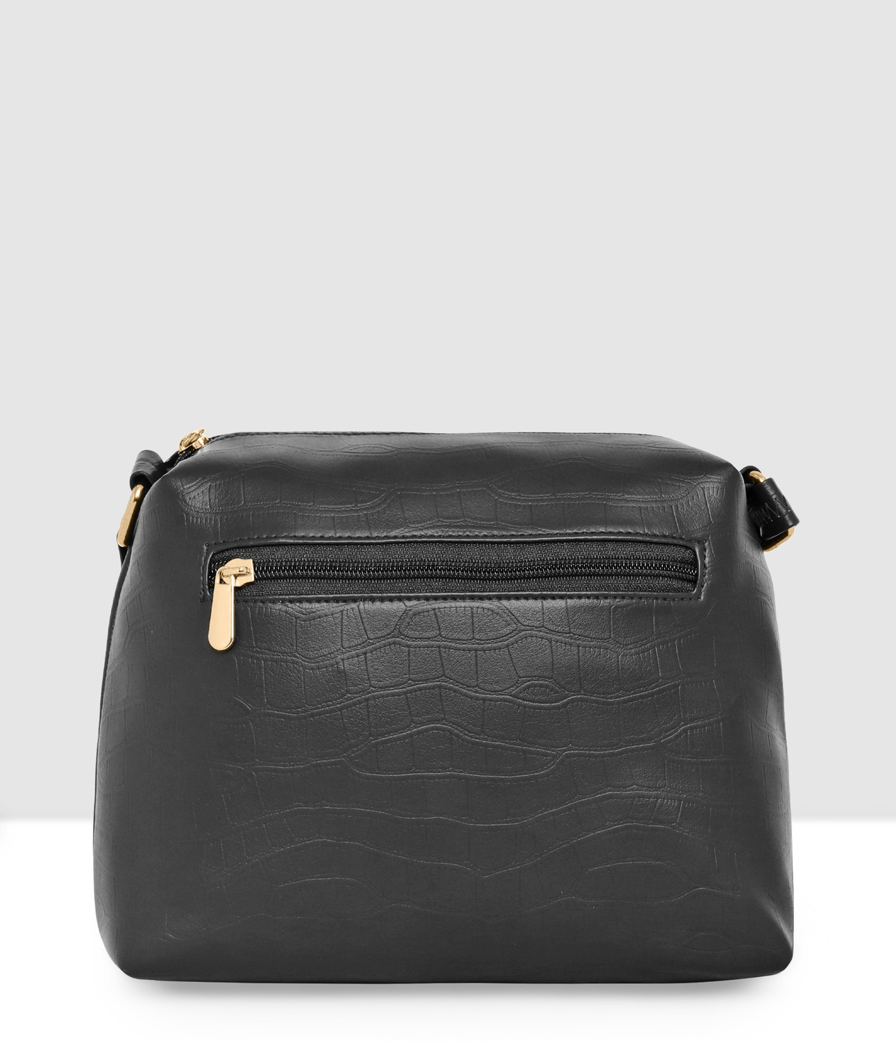 Image of Dressberry Black Women Sling Bag Stylish Anna Sling Bag Adjustable Strap Crossbody Side Bag For Girls