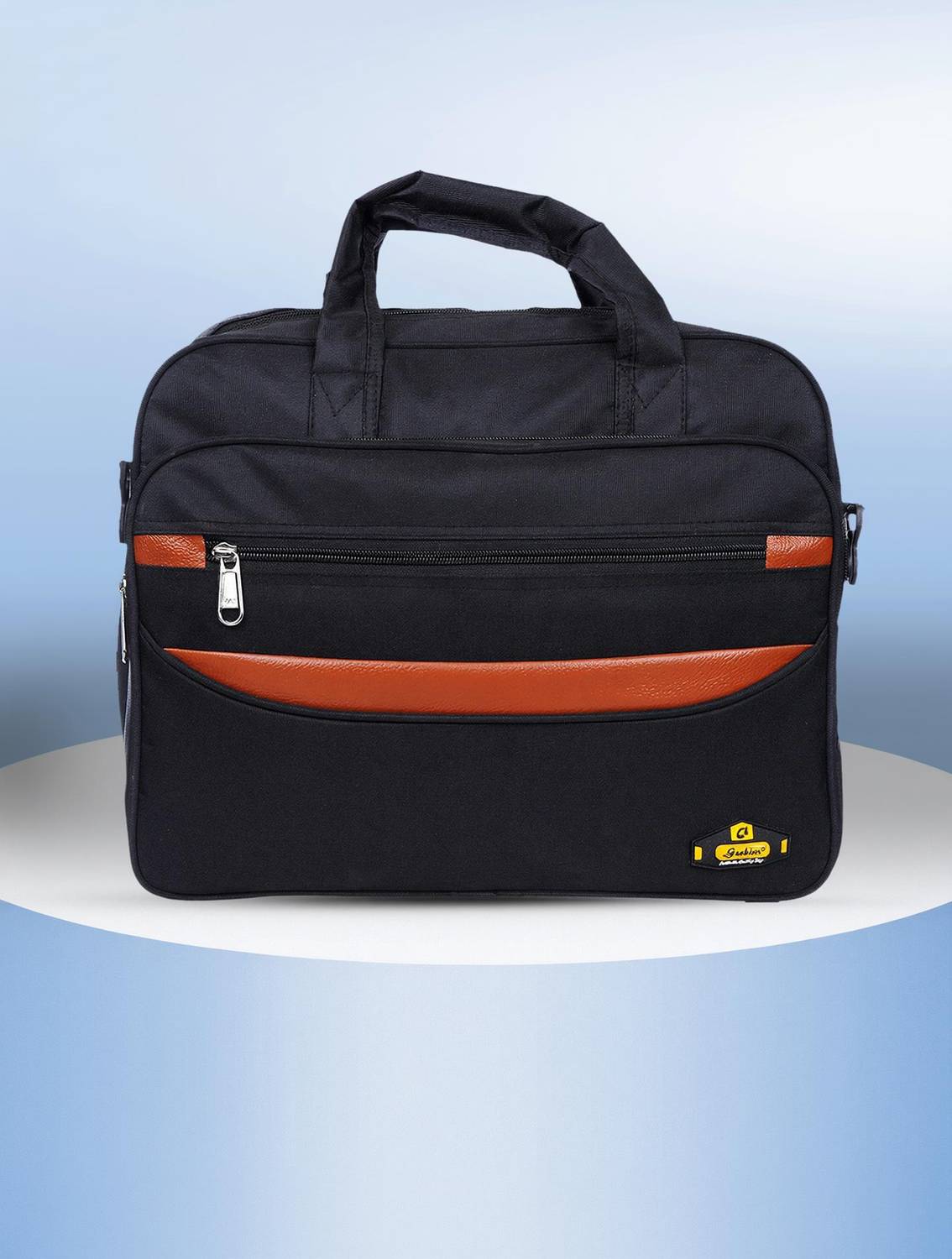 Asgrabion Black Messenger Bag ASGR-1001-MSGTBLK